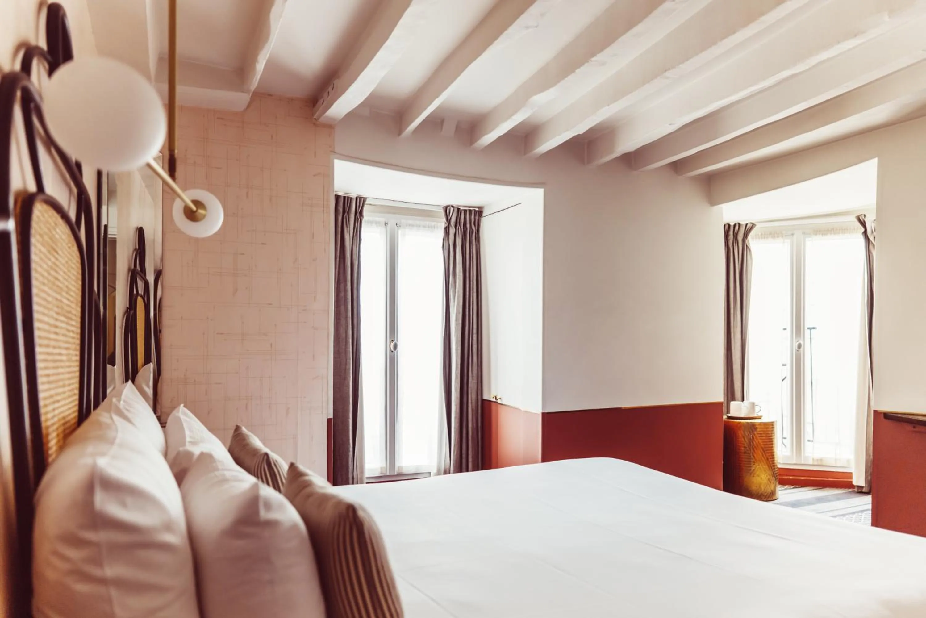 Bed in Hotel Panache