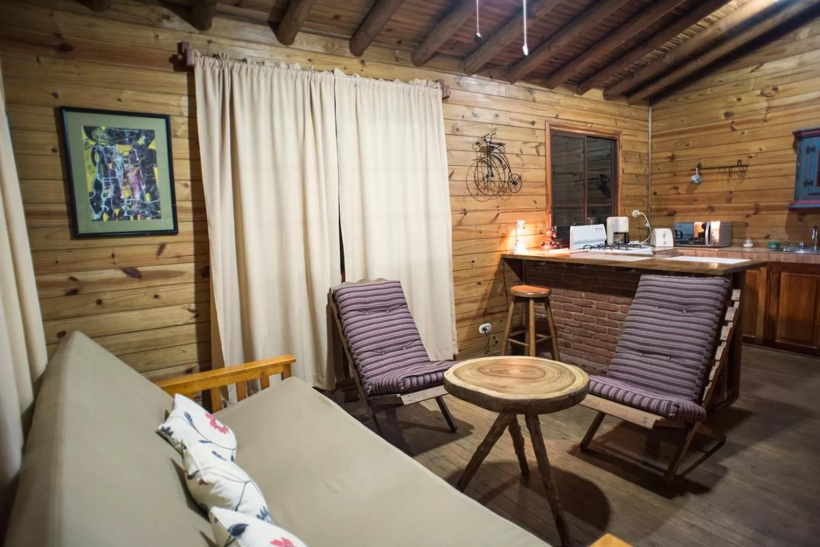 Living room, Seating Area in Las Cabañas Encantadas de Nindirí