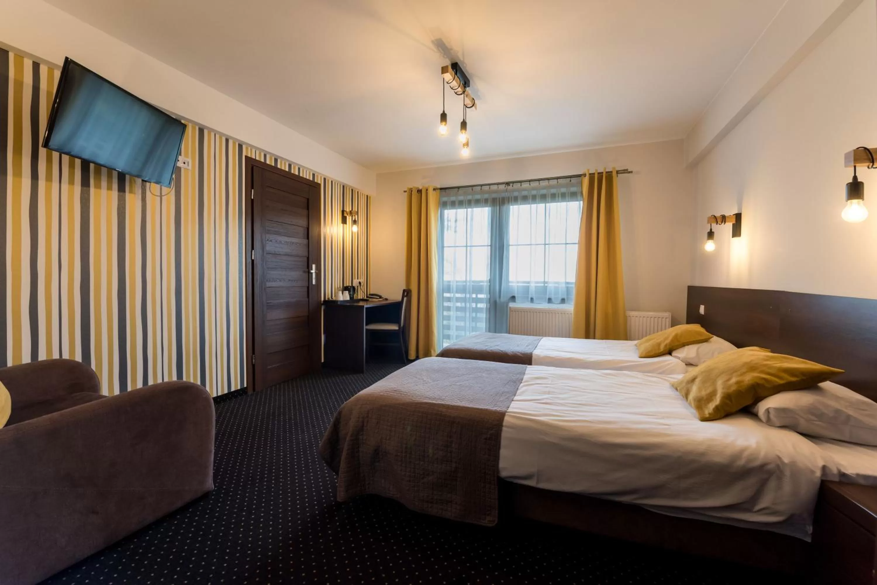 Bed in Hotel Beskidzki Raj Medical SPA