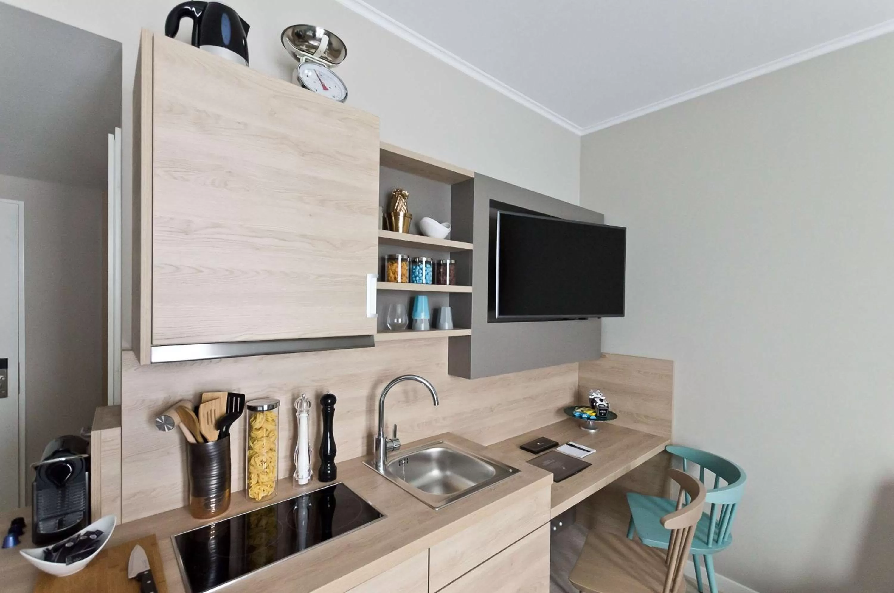 Bedroom in elaya apartments stuttgart boeblingen ehemals Arthotel ANA Living Boeblingen