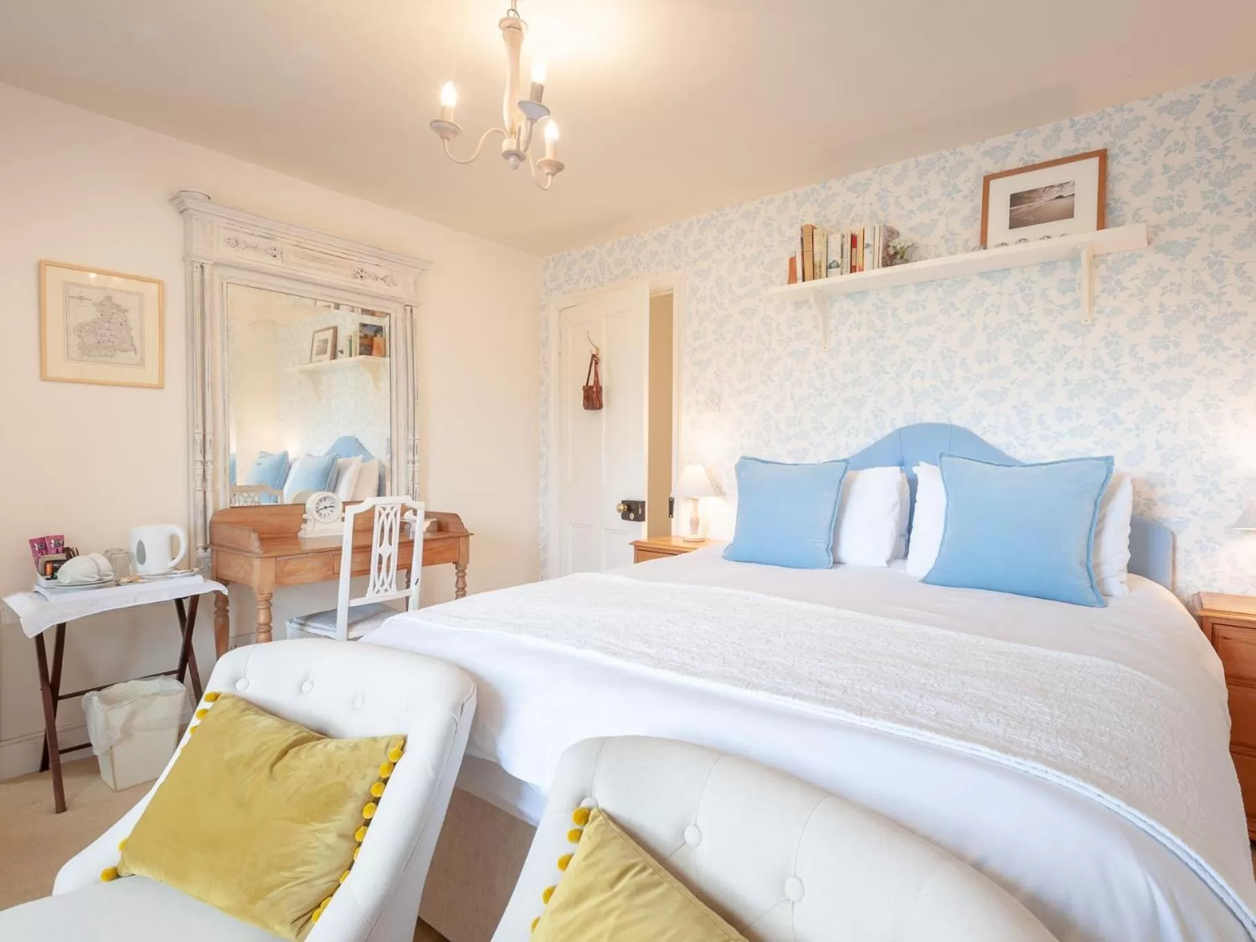 Bedroom, Bed in Westfield House Farm