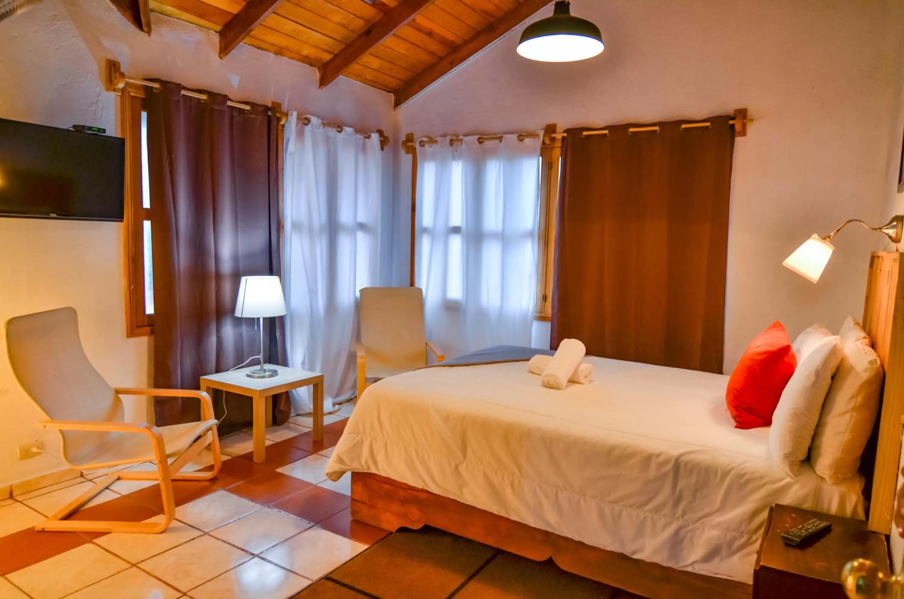 Bedroom, Bed in Hotel Rancho Constanza & Cabañas de la Montaña