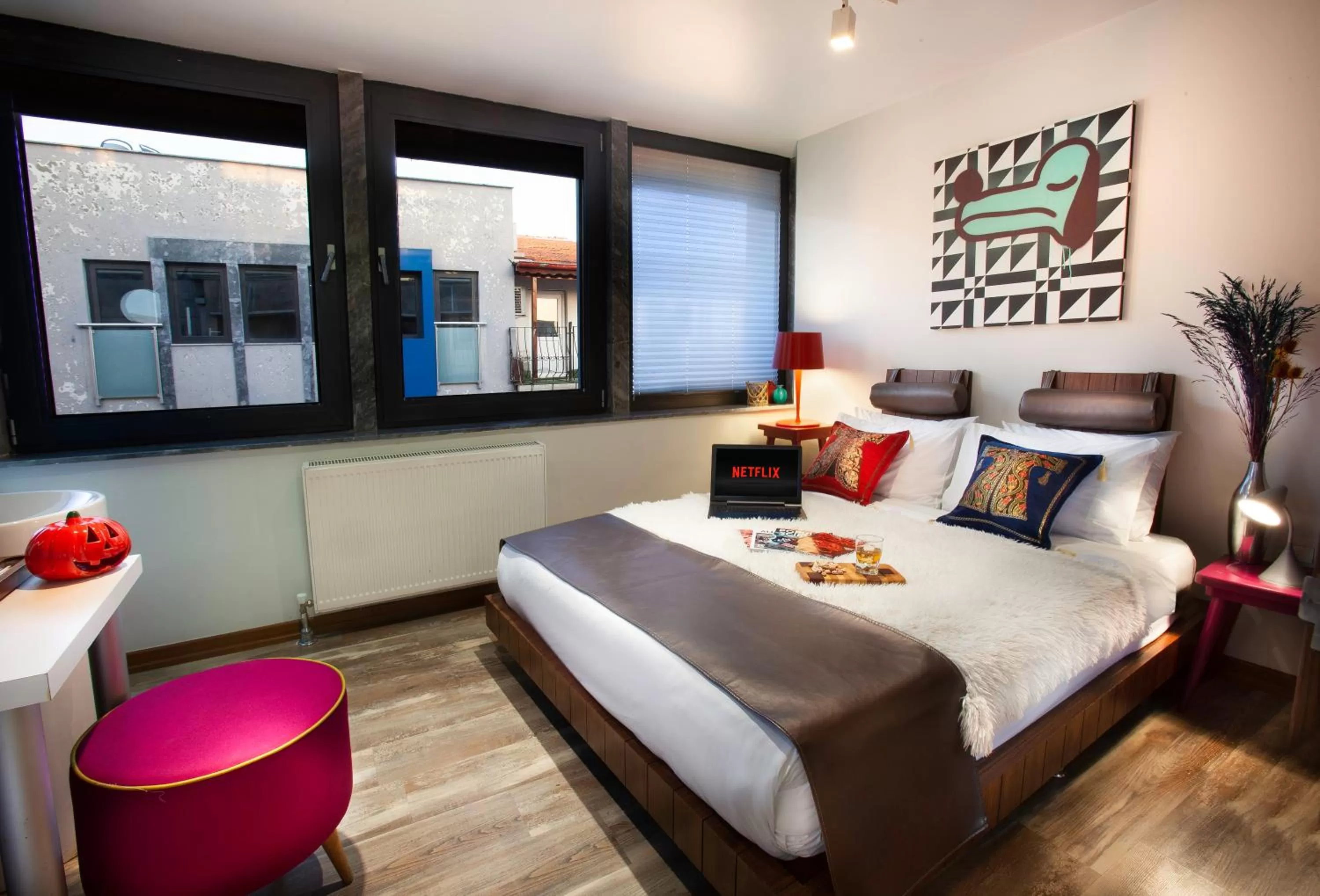 Photo of the whole room, Bed in Duo Galata Hotel