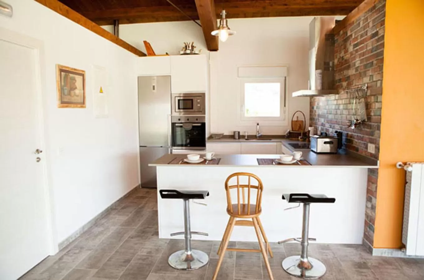 Kitchen or kitchenette in Casa Rural Txokoetxe