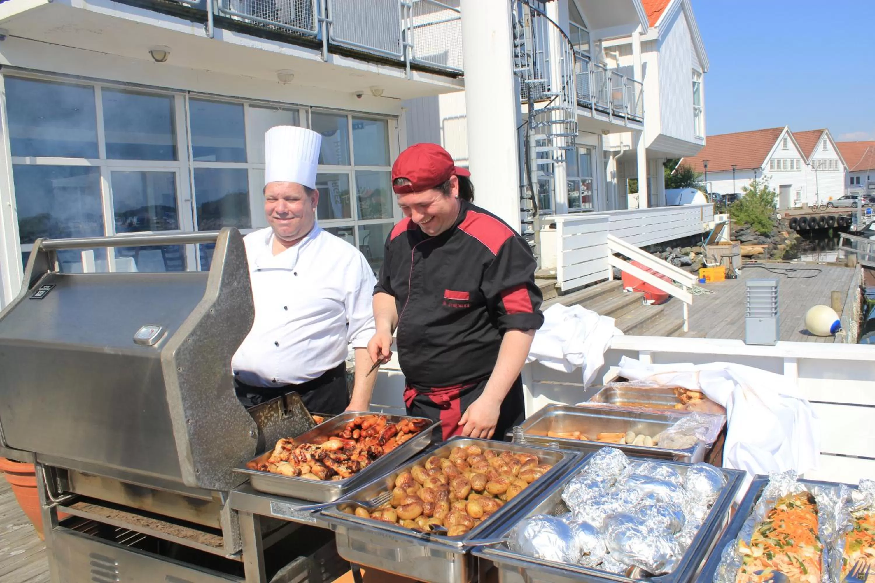 BBQ facilities in Hummeren Hotel