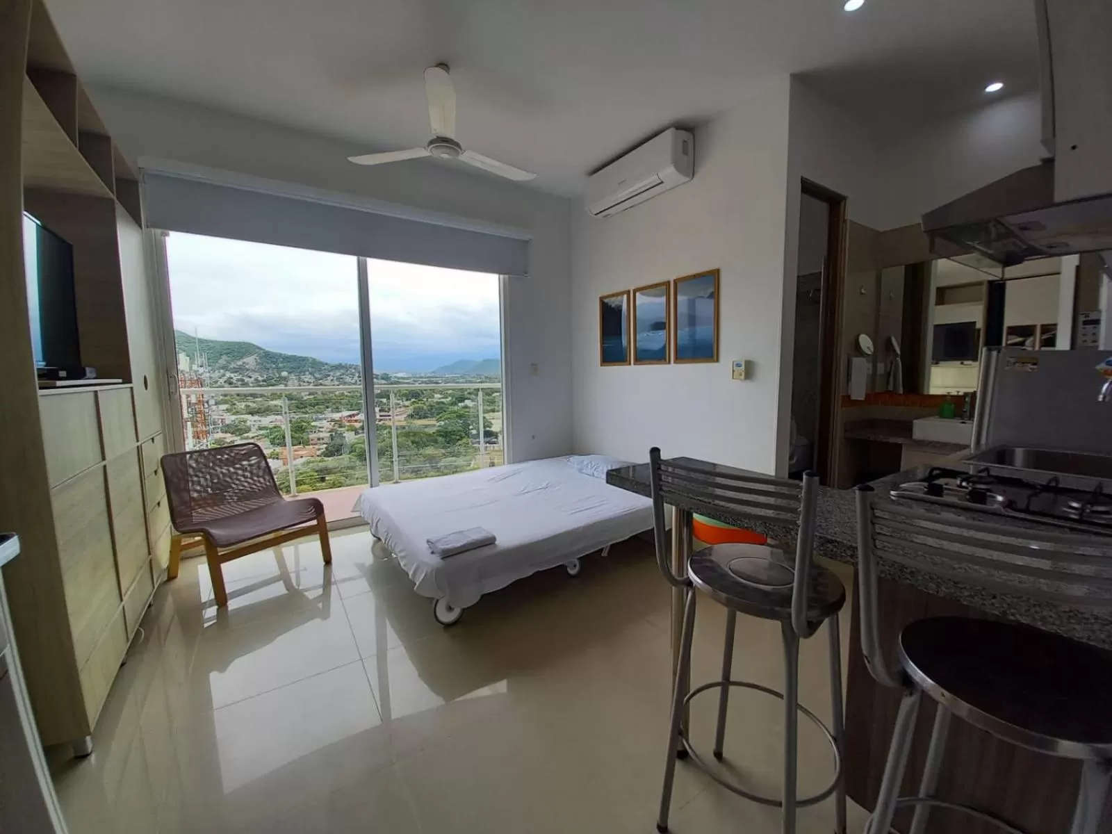 Bed in Terrazas Tayrona Travelers Apartamentos y Suites