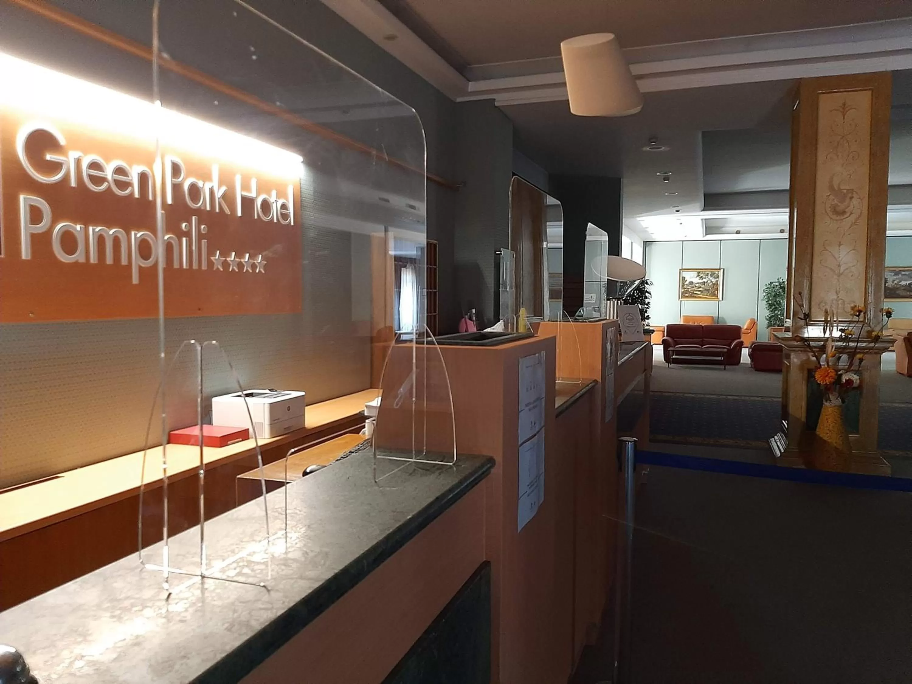 Lobby or reception in Ele Green Park Hotel Pamphili