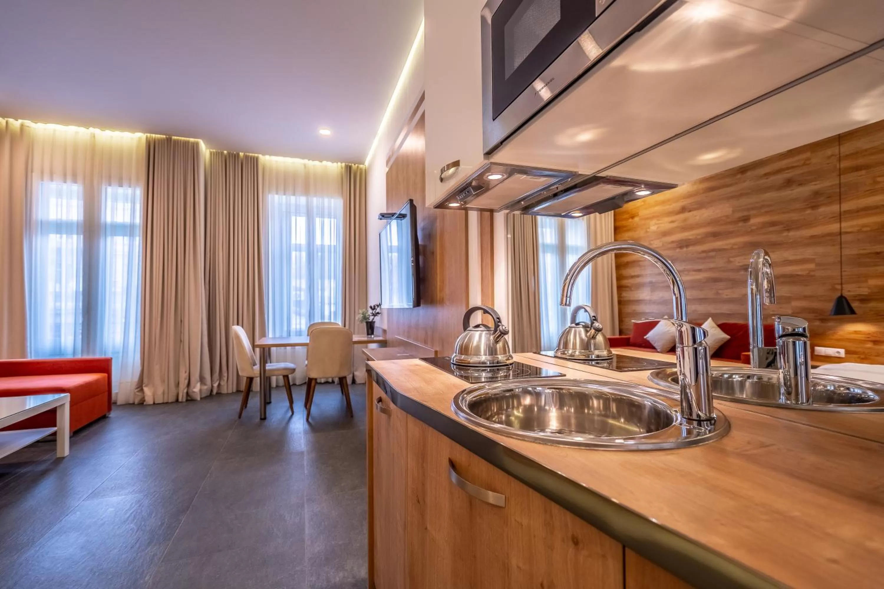 Kitchen or kitchenette in 5 STAR APART HOTEL