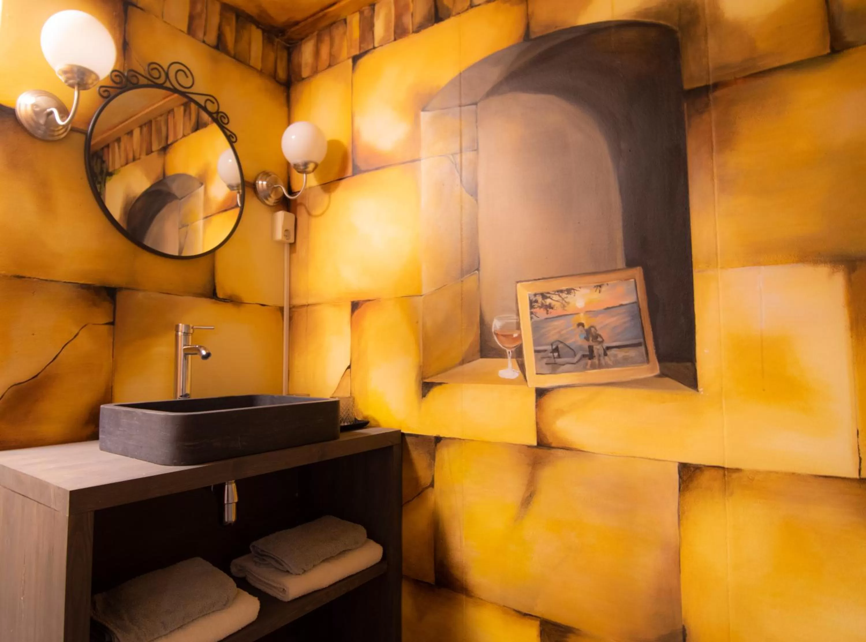 Property building in B&B Bed & Sauna