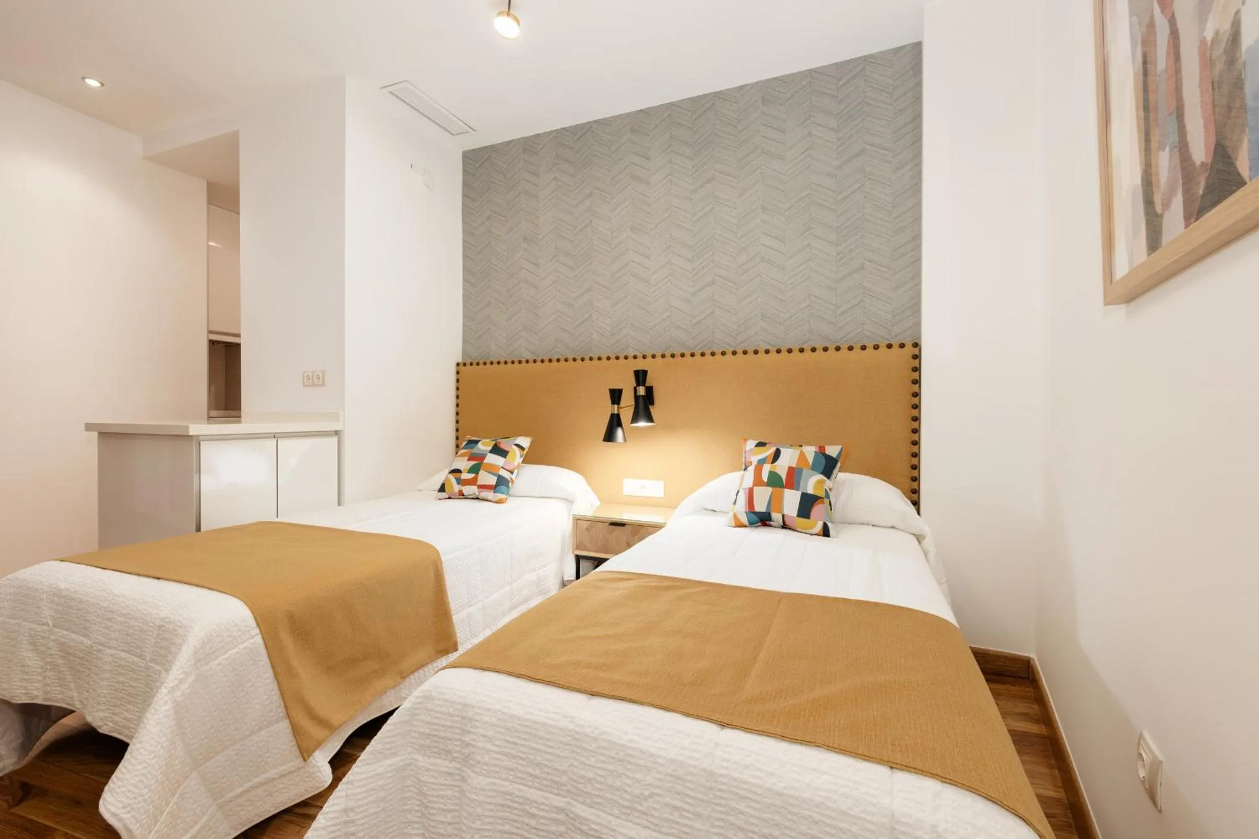 Bed in Apartamentos Debambú