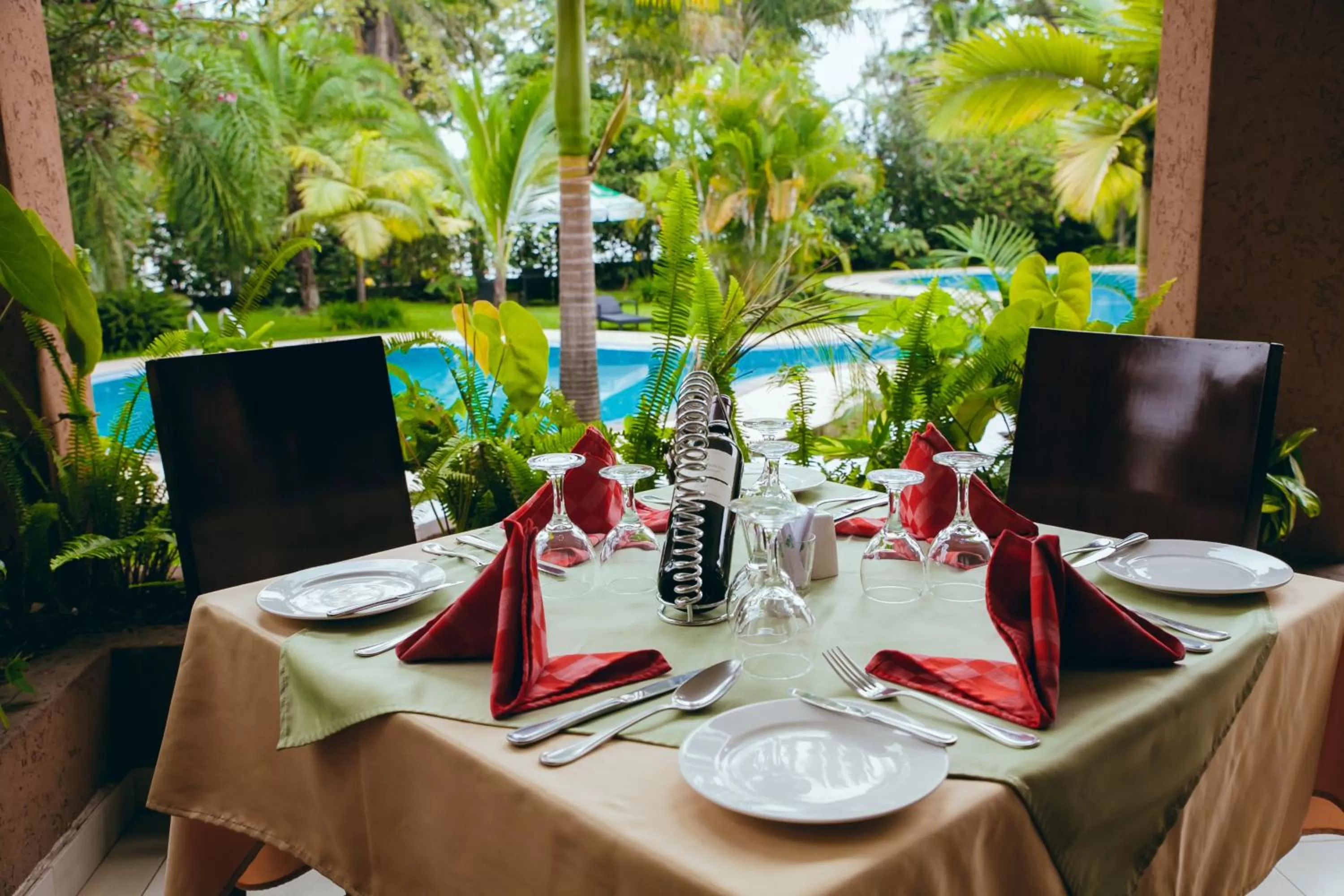 Restaurant/places to eat in Gorillas Lake Kivu Hotel