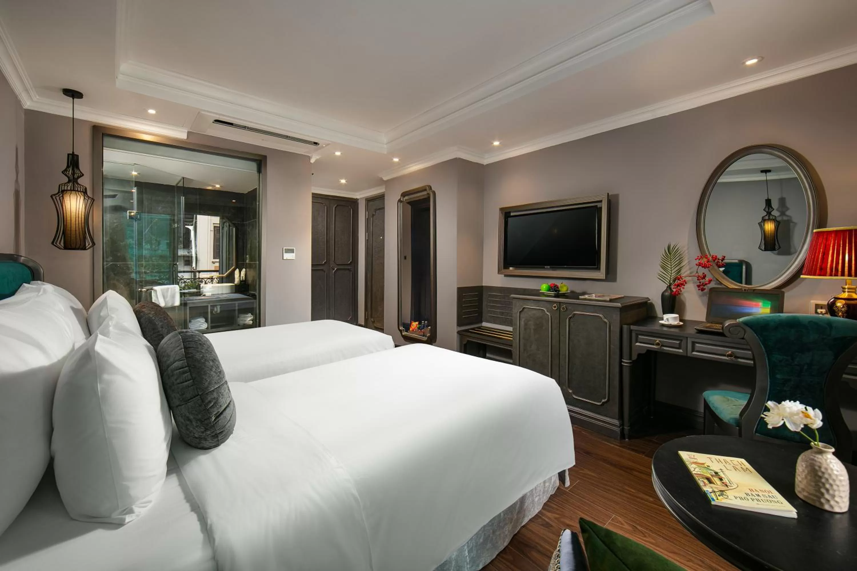 Bedroom, Bed in Hanoi L'Heritage Hotel & Gym - Spa