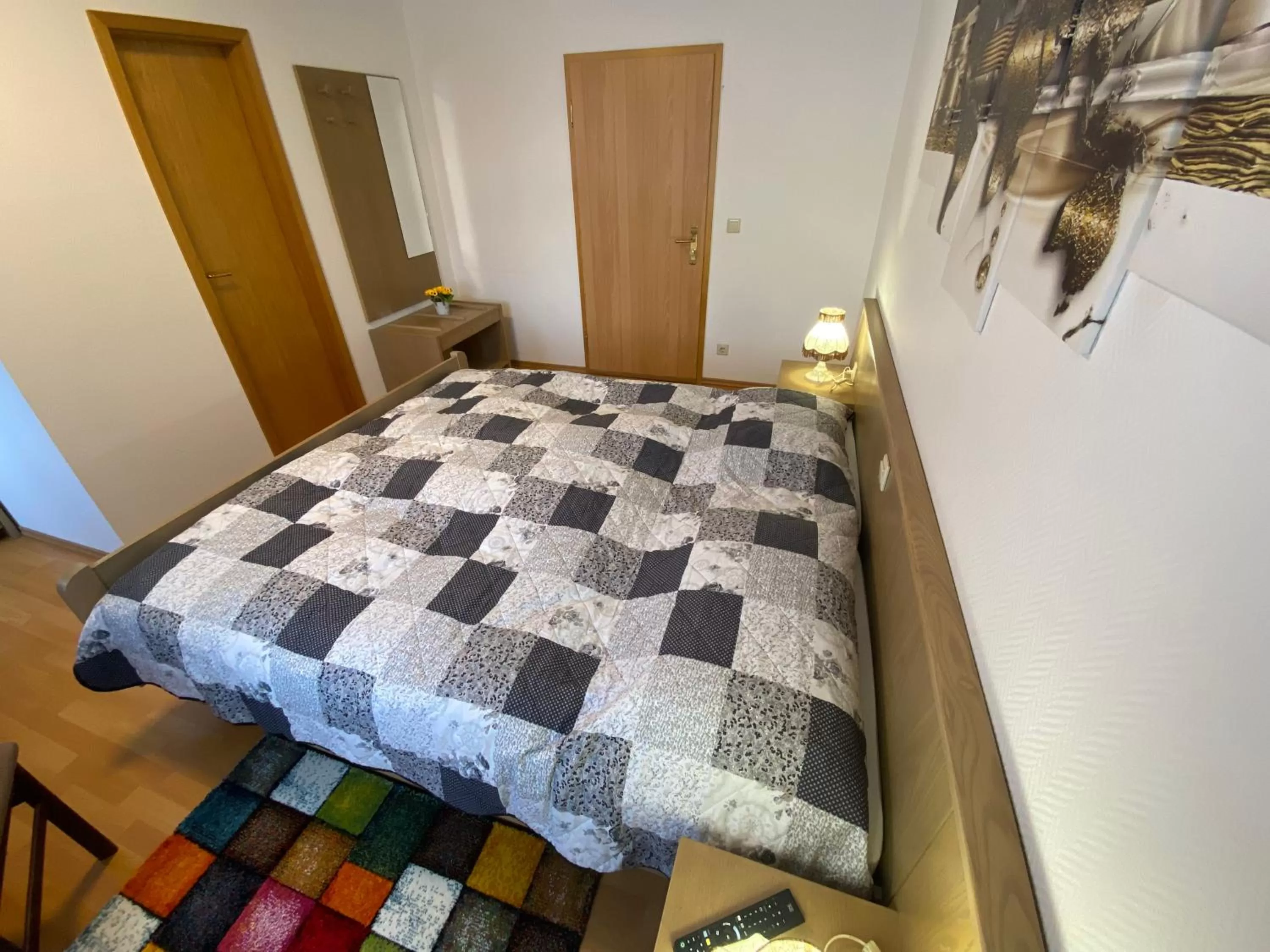 Bed in Hotel Bielatal