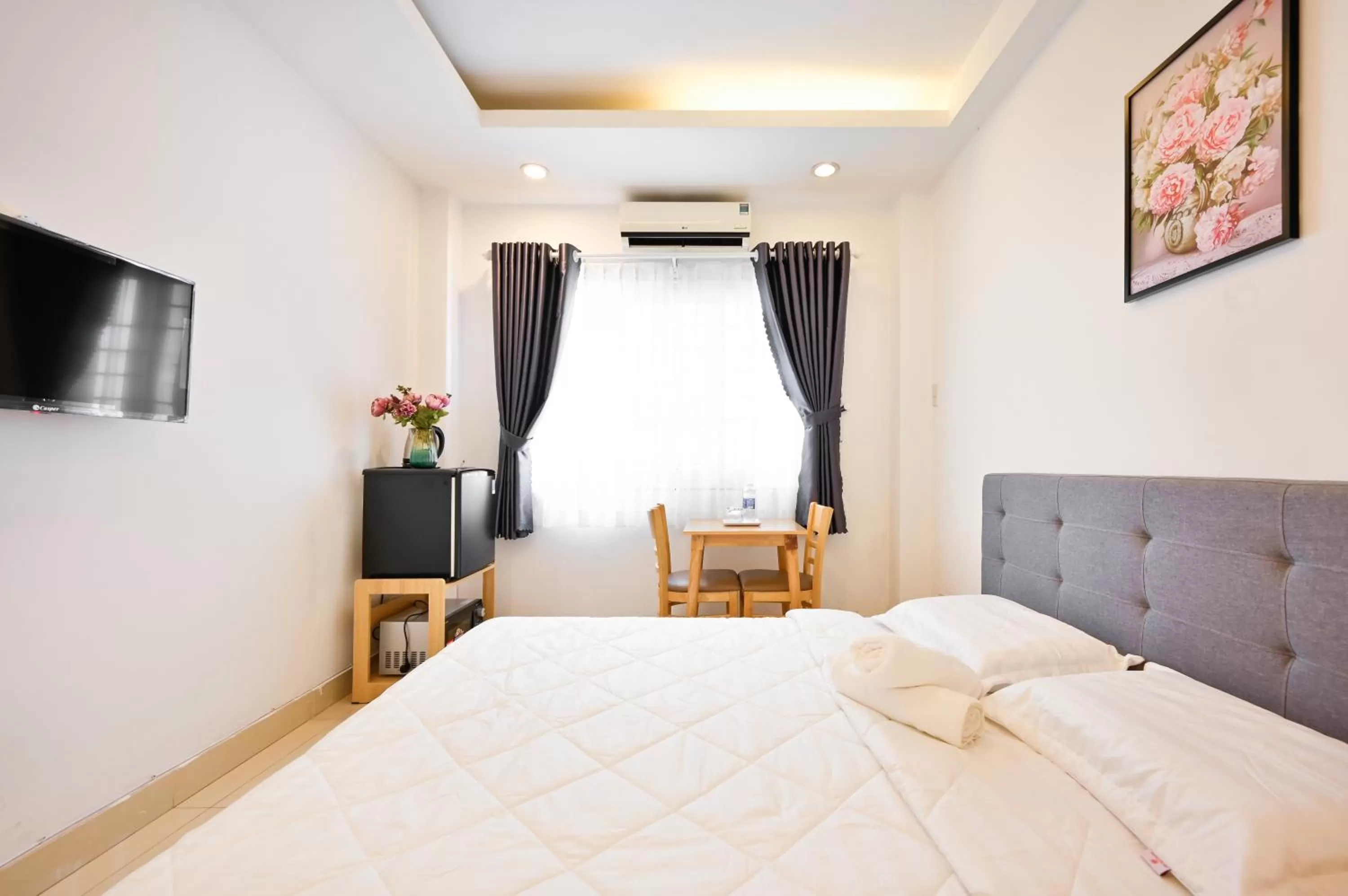 Bed in Huyen Homestay