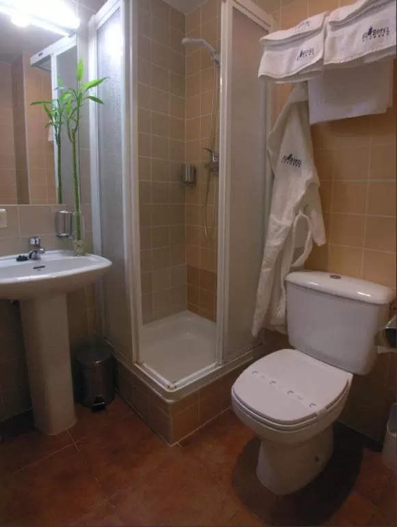 Bathroom in Hotel Jacobeo