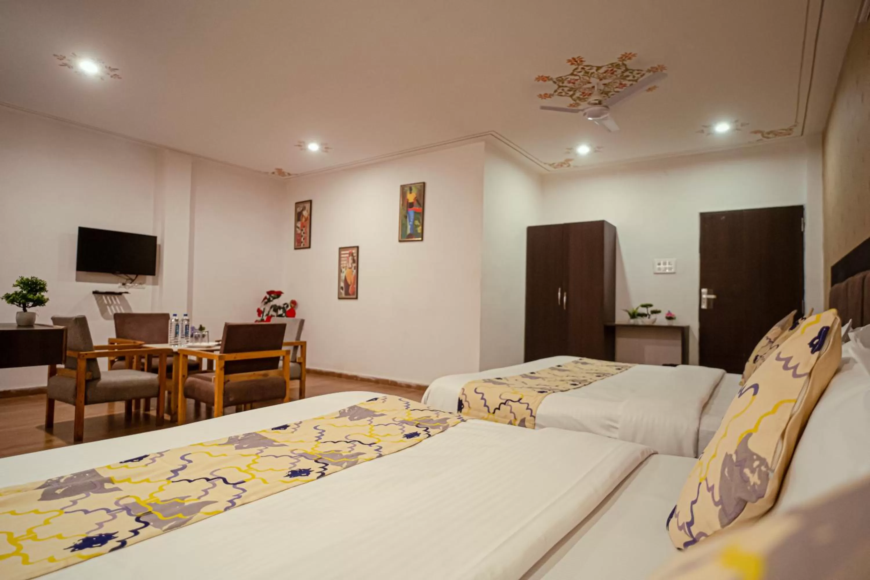 Photo of the whole room, Bed in Tripli Hotels Arunoday Palace