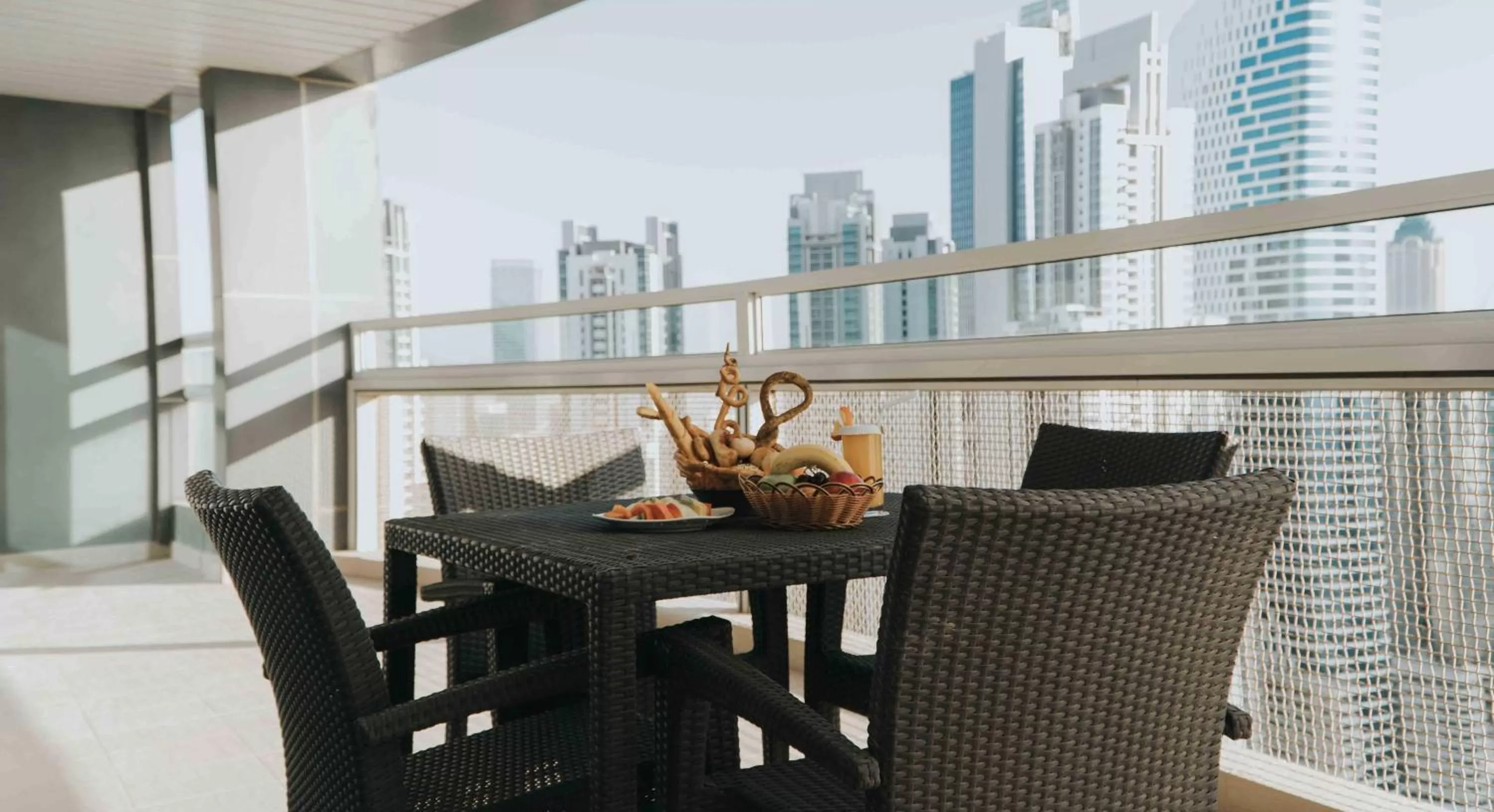Balcony/Terrace in City Premiere Hotel Apartments - Dubai