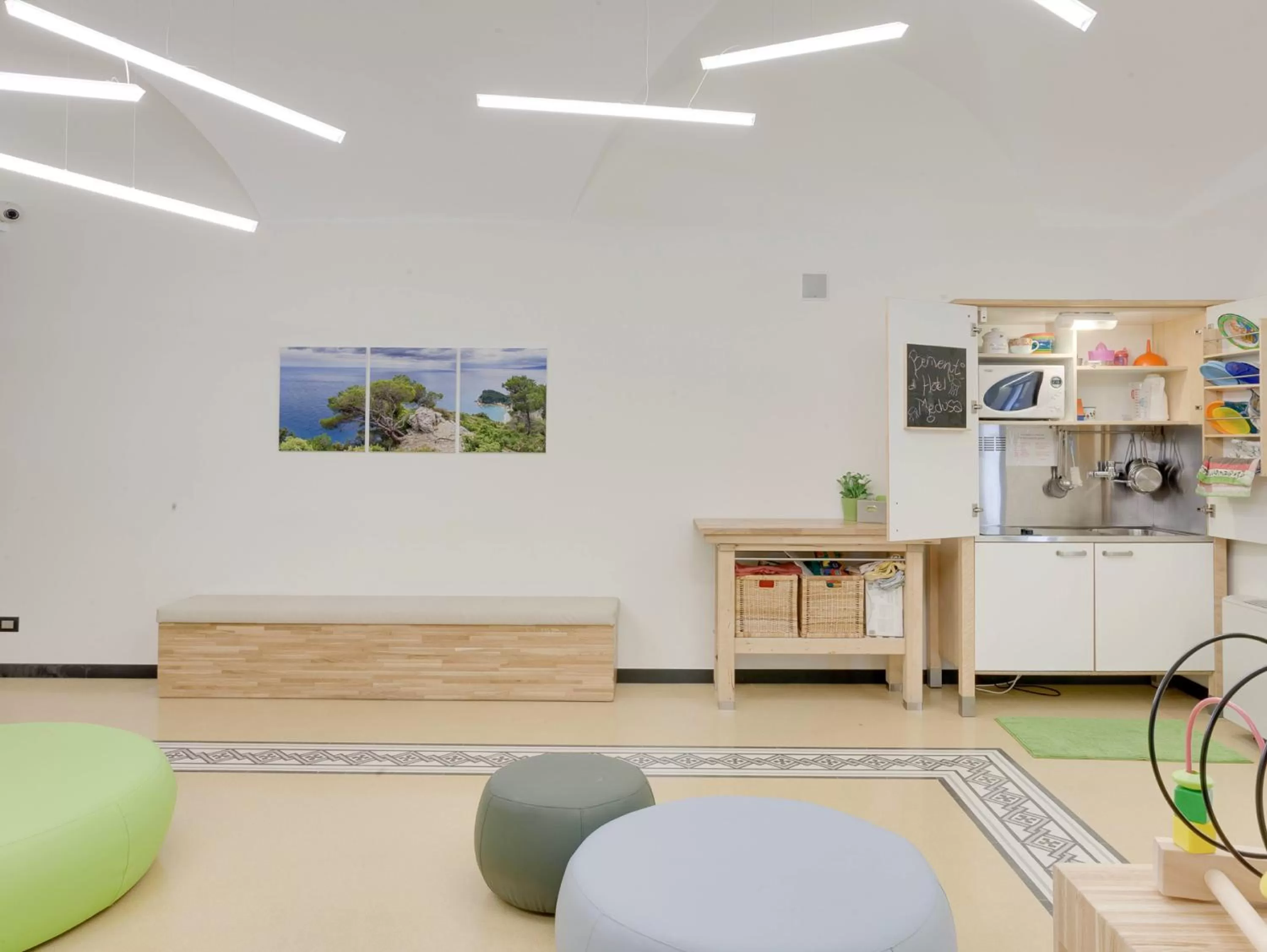 Children play ground in Hotel Medusa