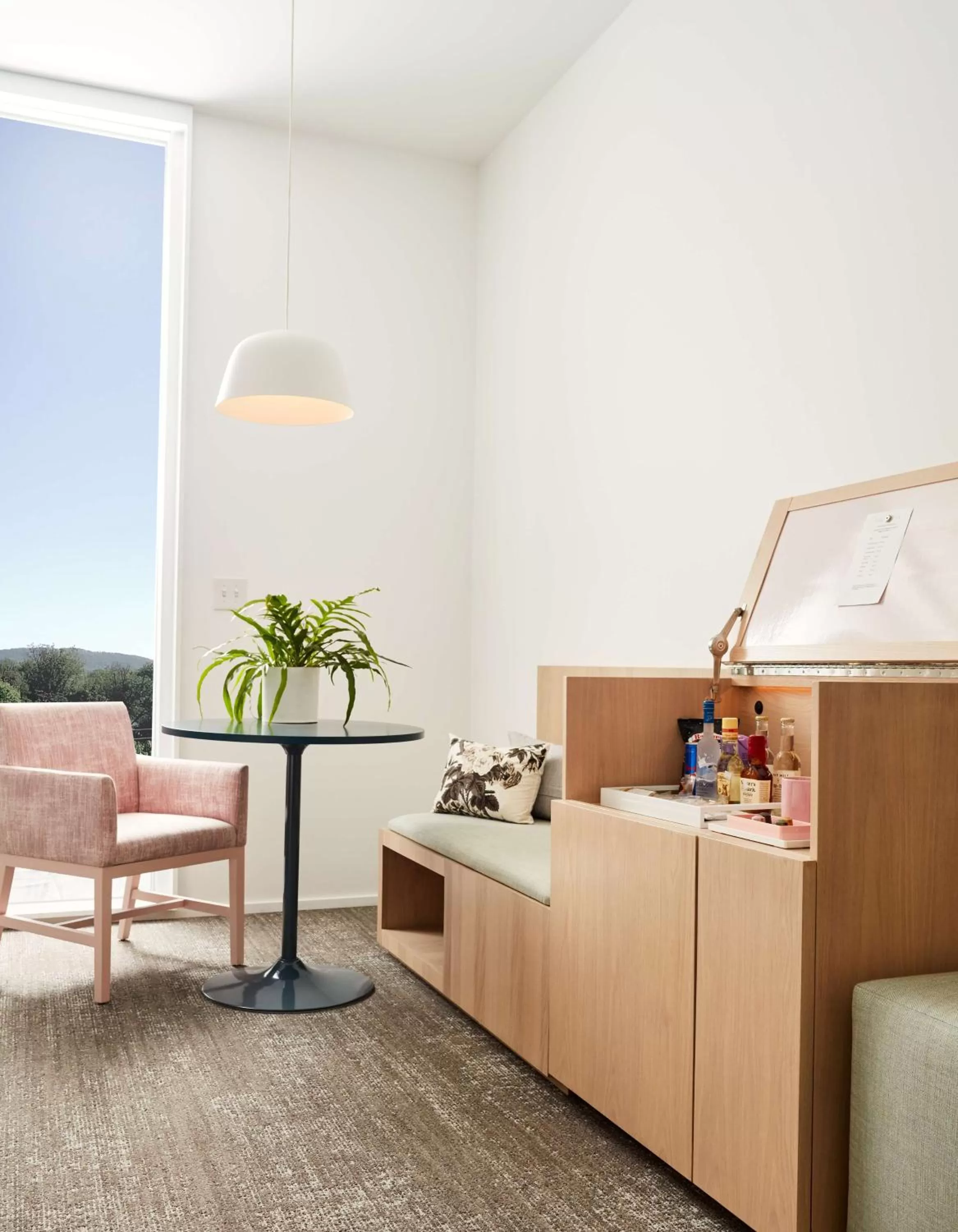 Photo of the whole room in Quirk Hotel Charlottesville