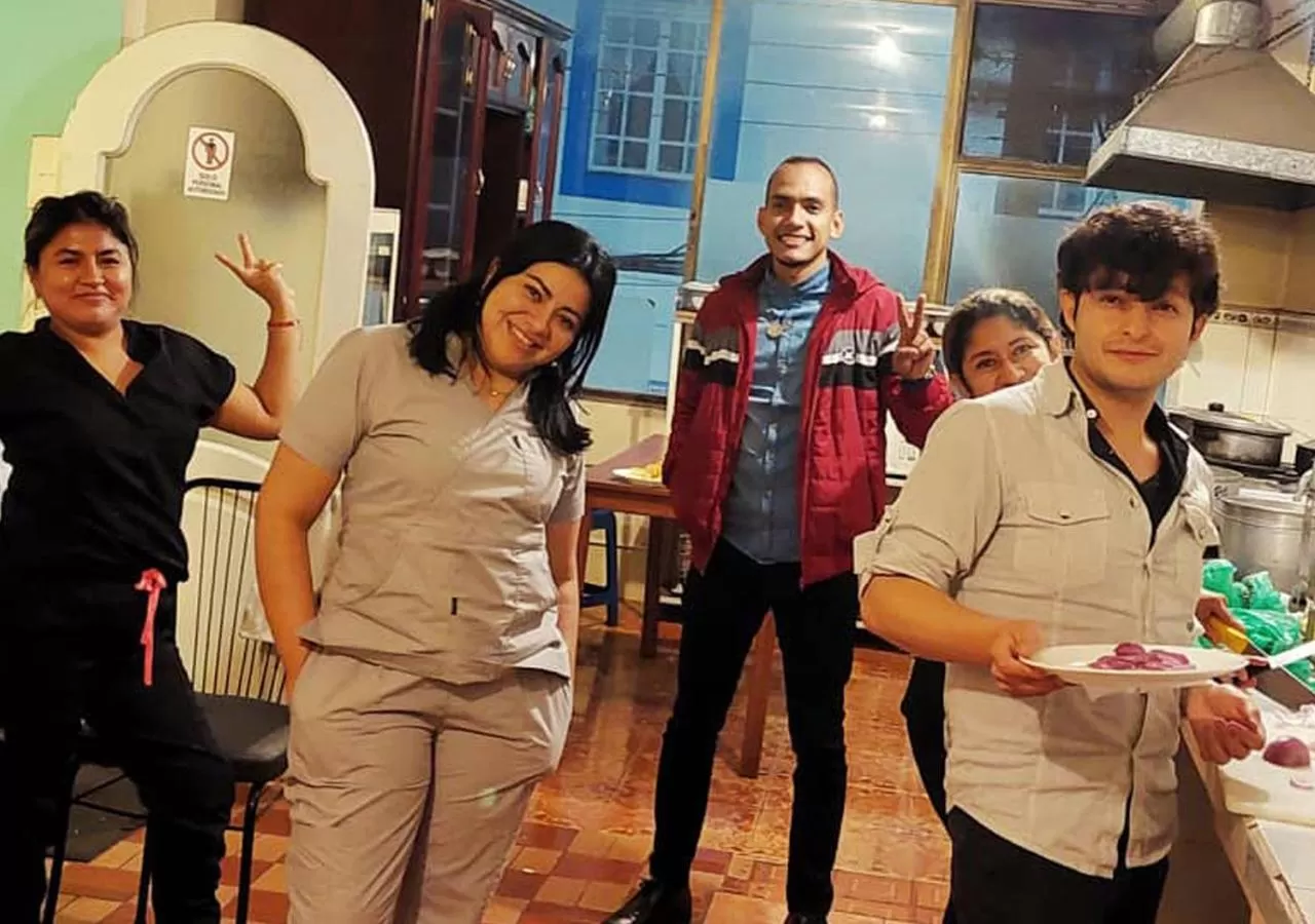 Property building in La Merced Plaza Hostal