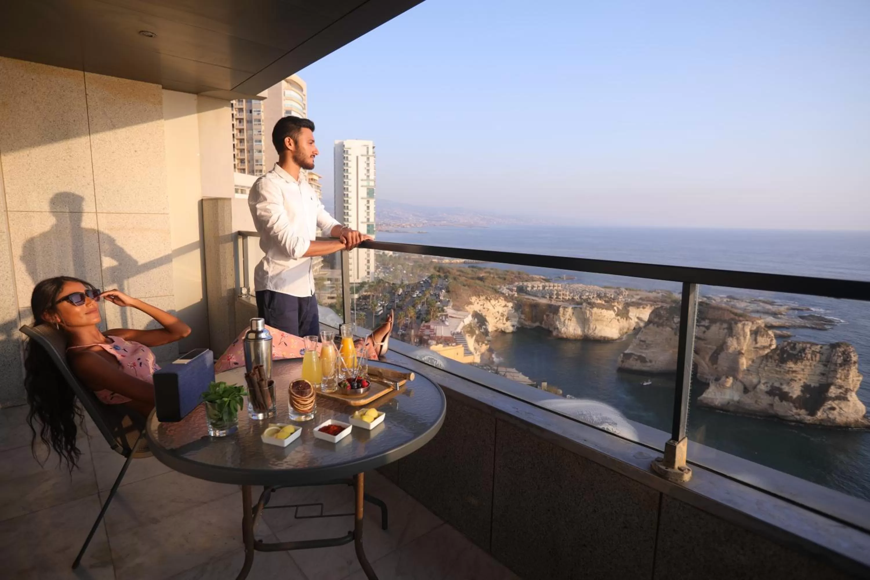 Balcony/Terrace in Raouche Arjaan by Rotana