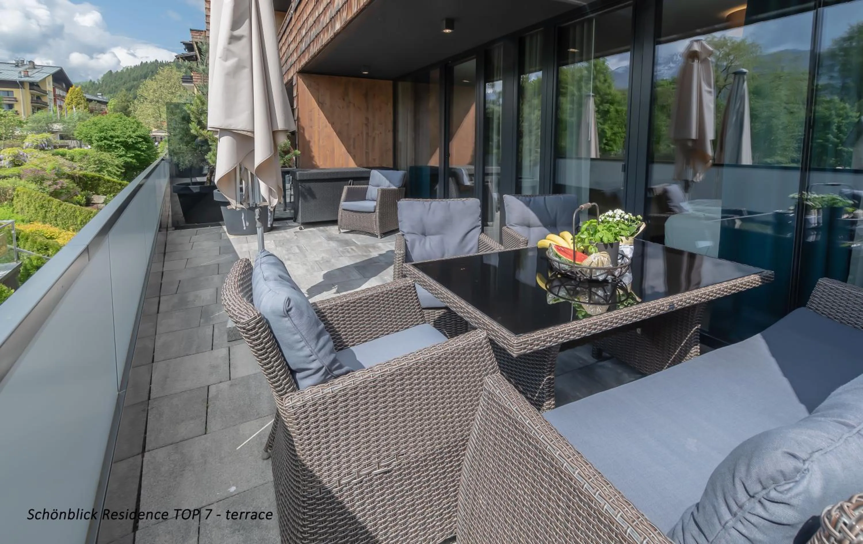 Balcony/Terrace in Schönblick Residence - Absolut Alpine Apartments