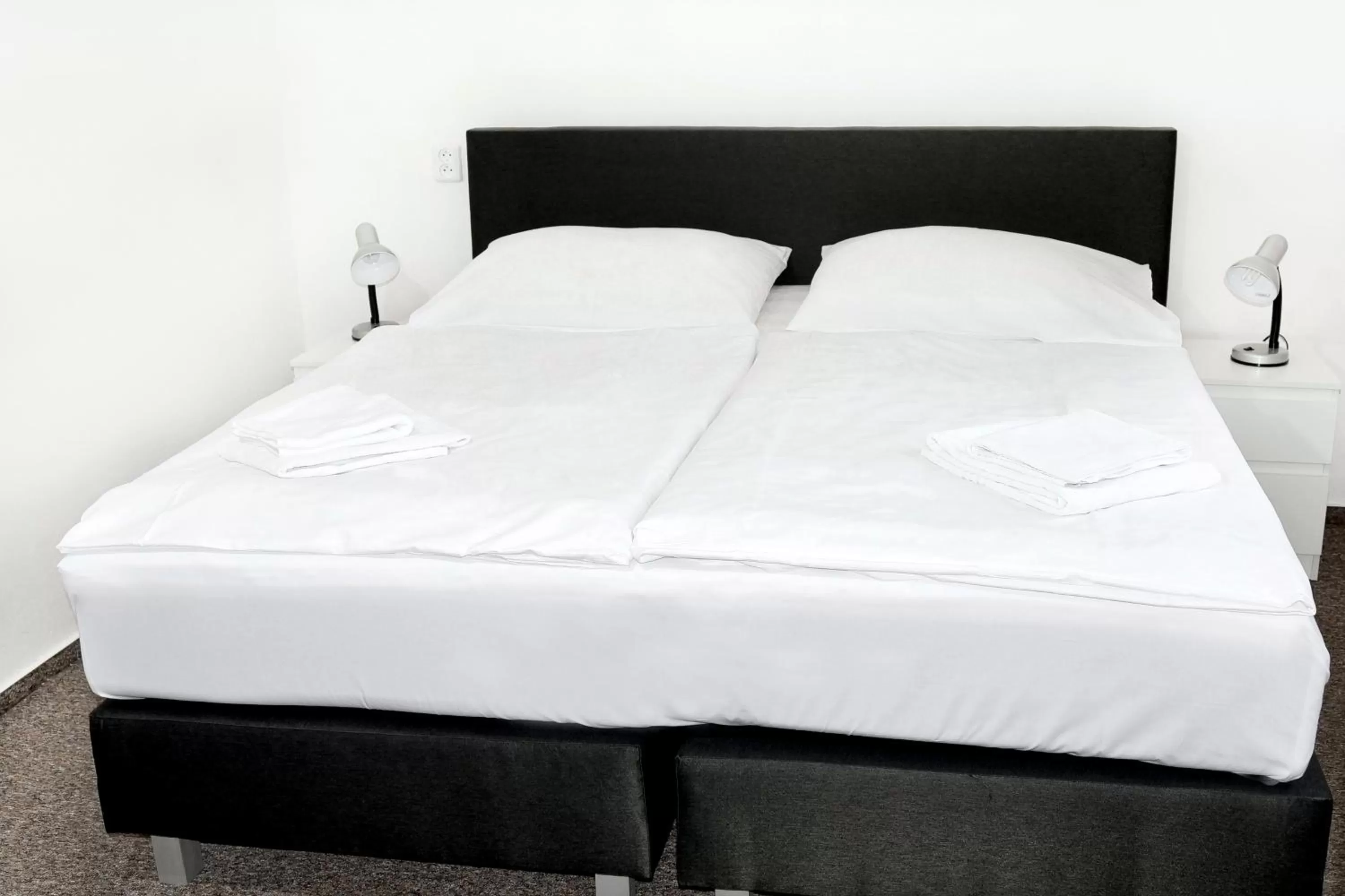 Bed in Hotel Bílý Koníček