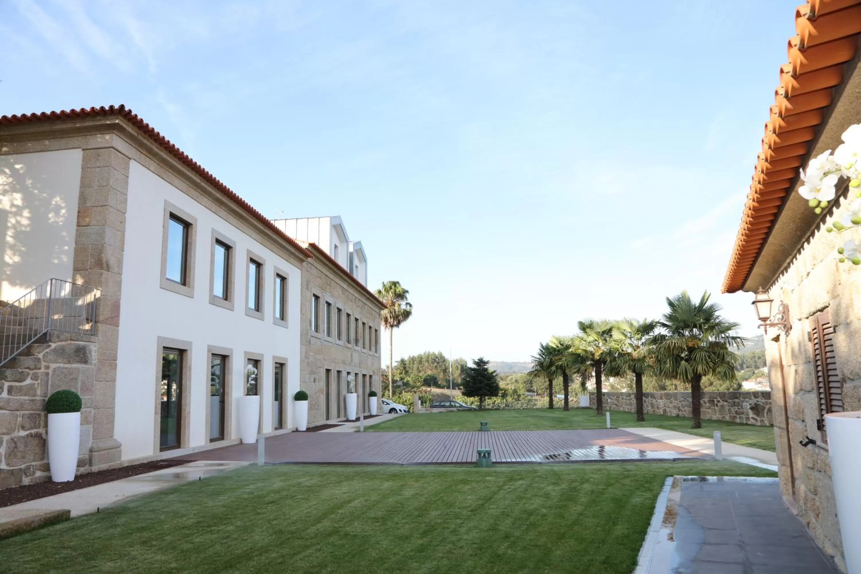 Balcony/Terrace in Hotel Rural Quinta das Quintães