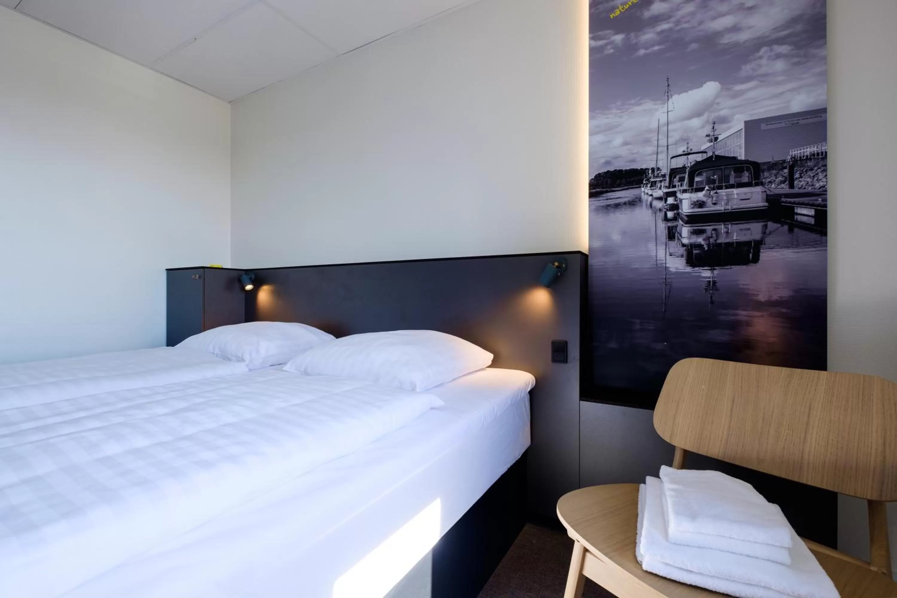 Bed in Zleep Hotel Ishøj