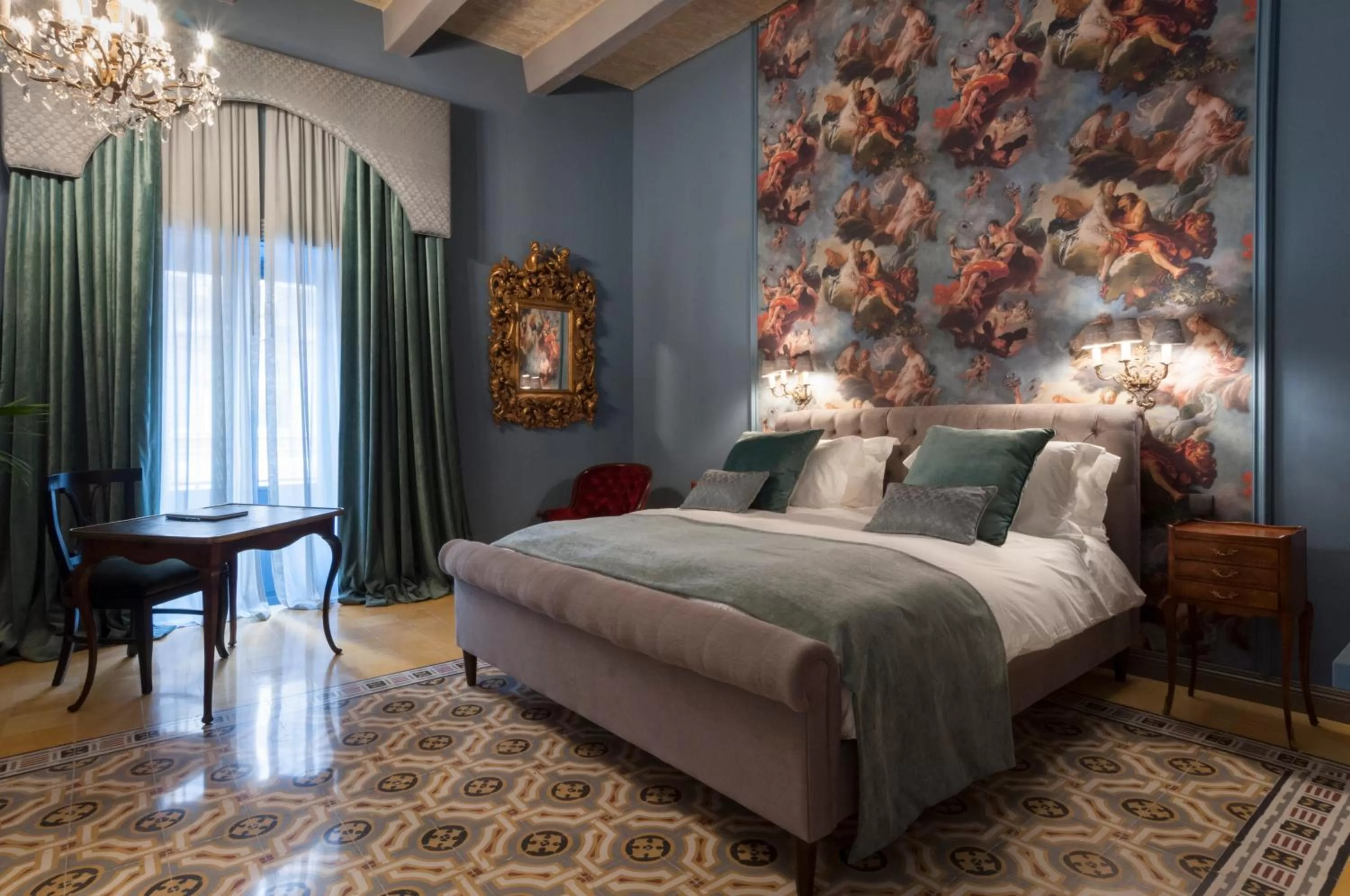 Bed in The Coleridge Boutique Hotel In Valletta