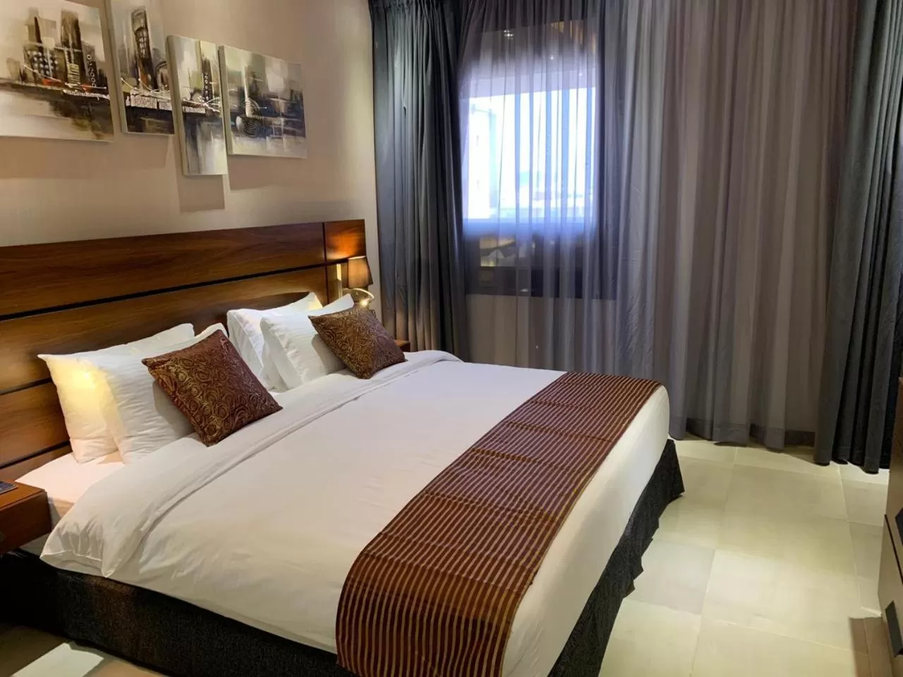 Bed in Q Suites Jeddah by EWA - Managed by HMH