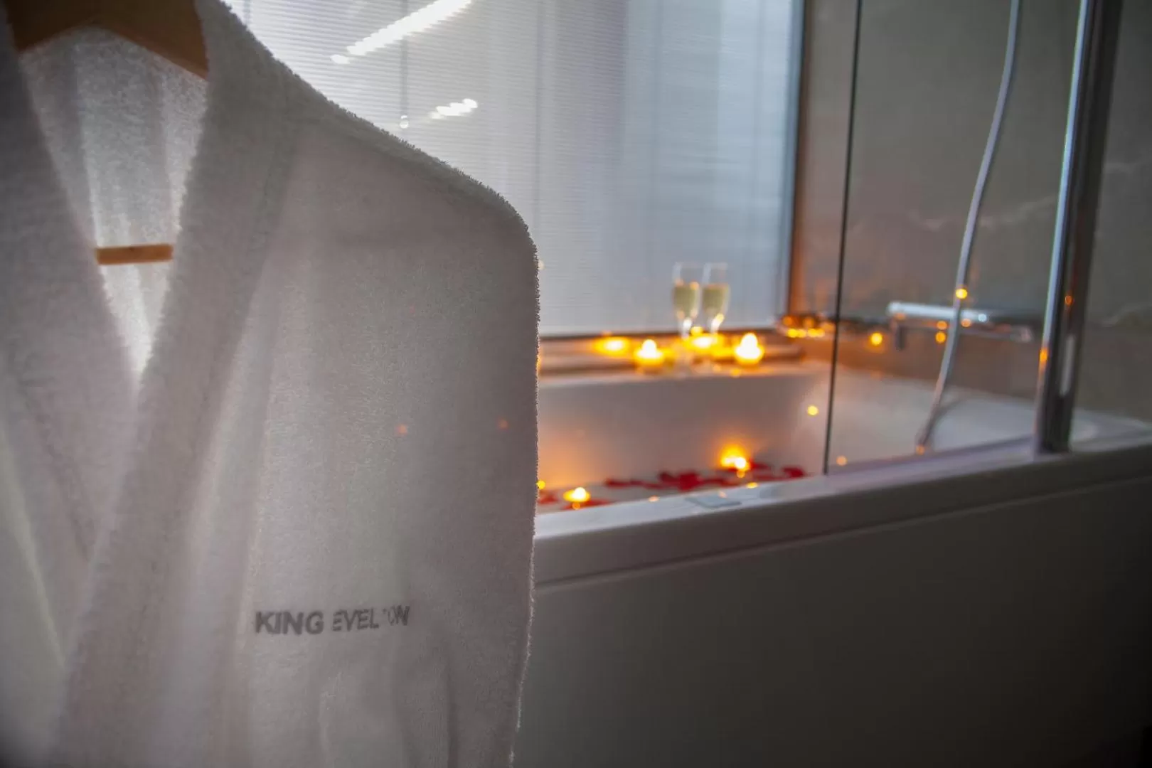 Bathroom in King Evelthon Beach Hotel & Resort