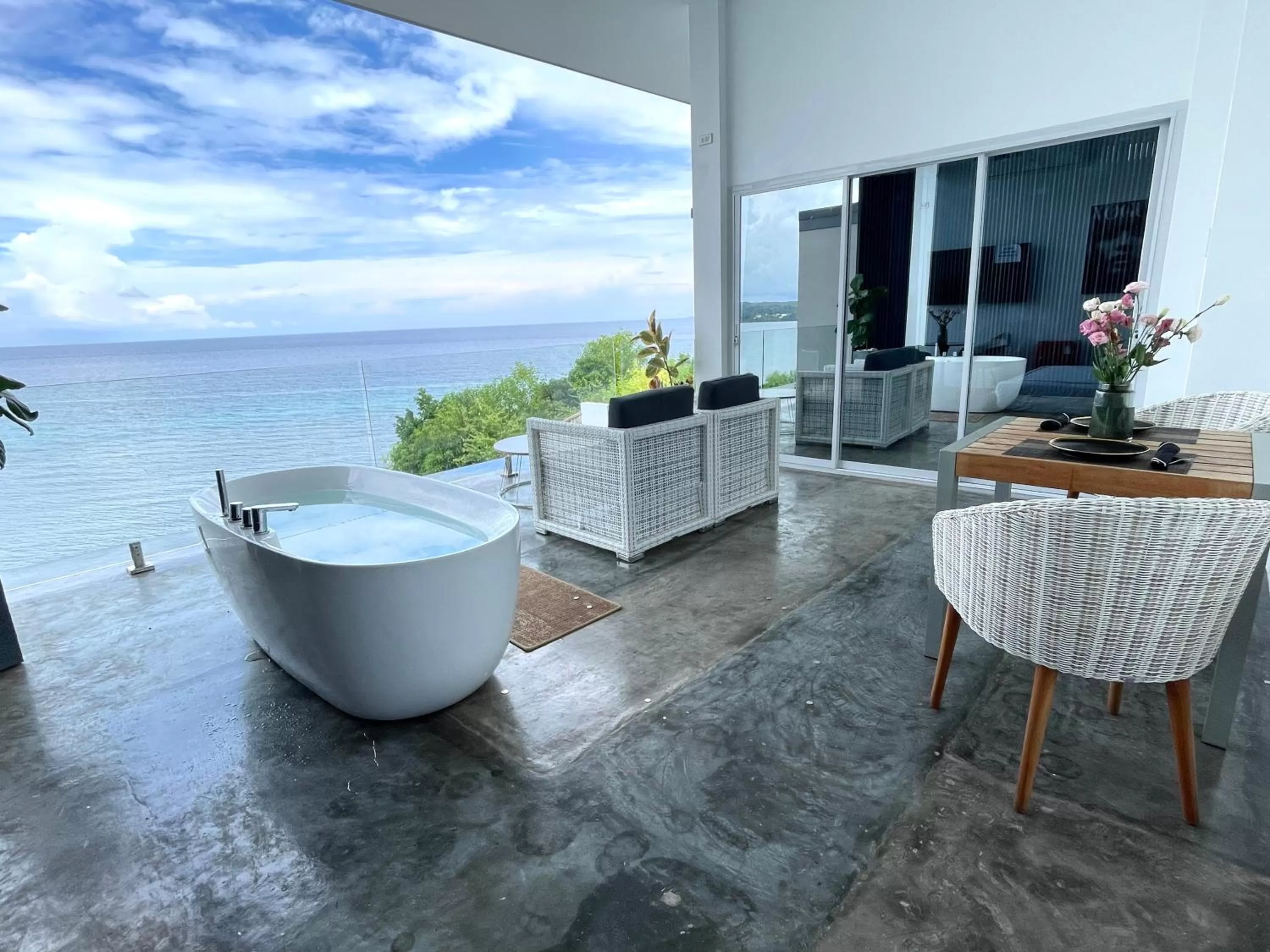 Patio in Epic Suites Bohol ADULTS ONLY