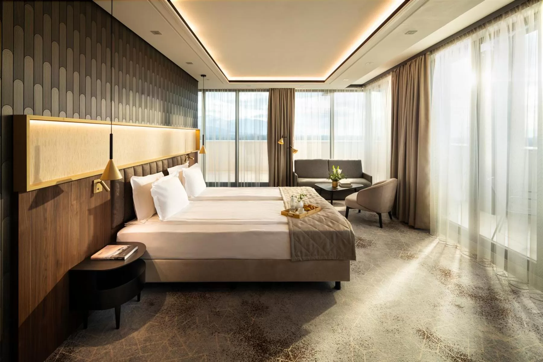 Photo of the whole room, Bed in Kings' Valley Medical & Spa Hotel