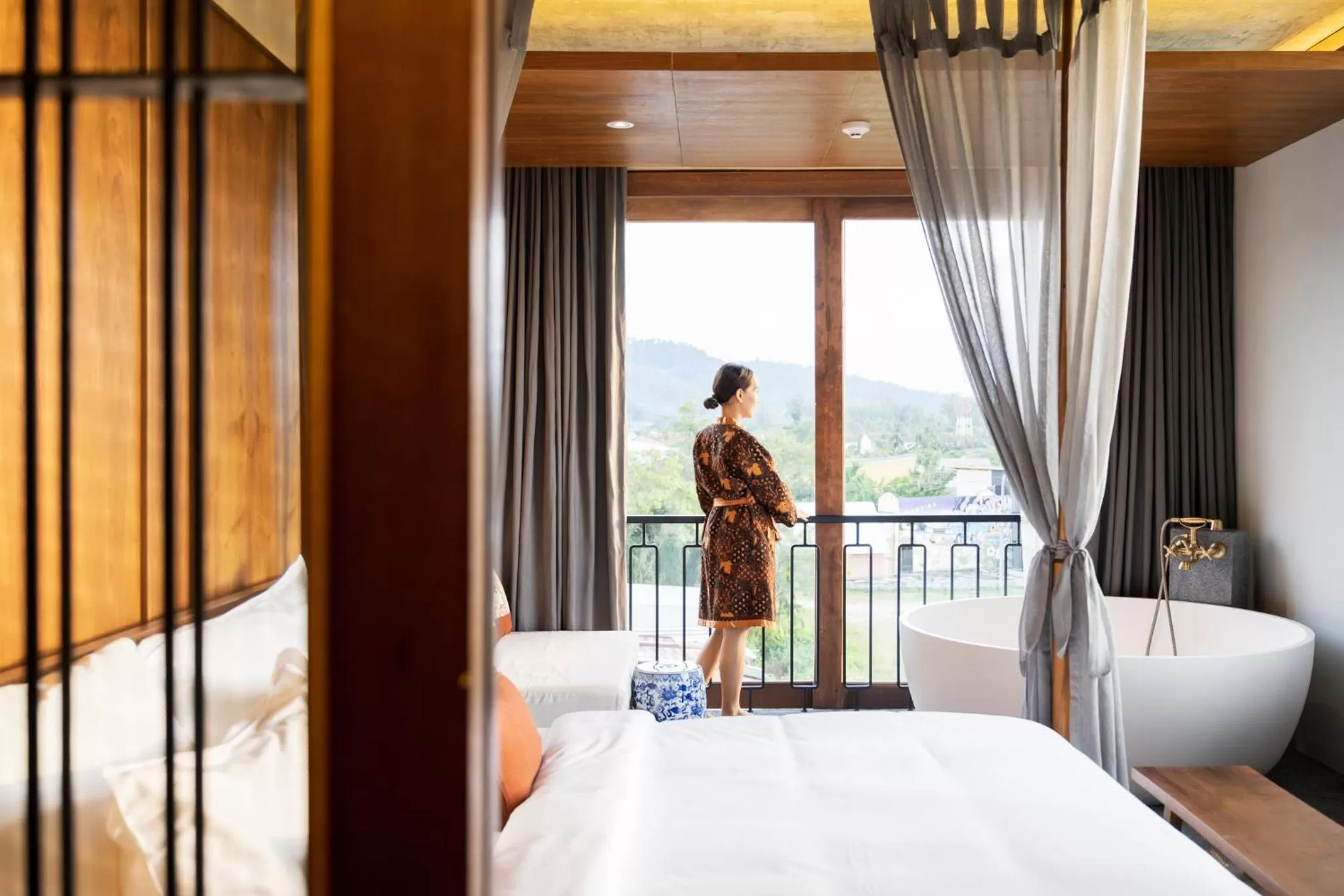 Photo of the whole room, Bed in Hotel Gahn Khao Lak