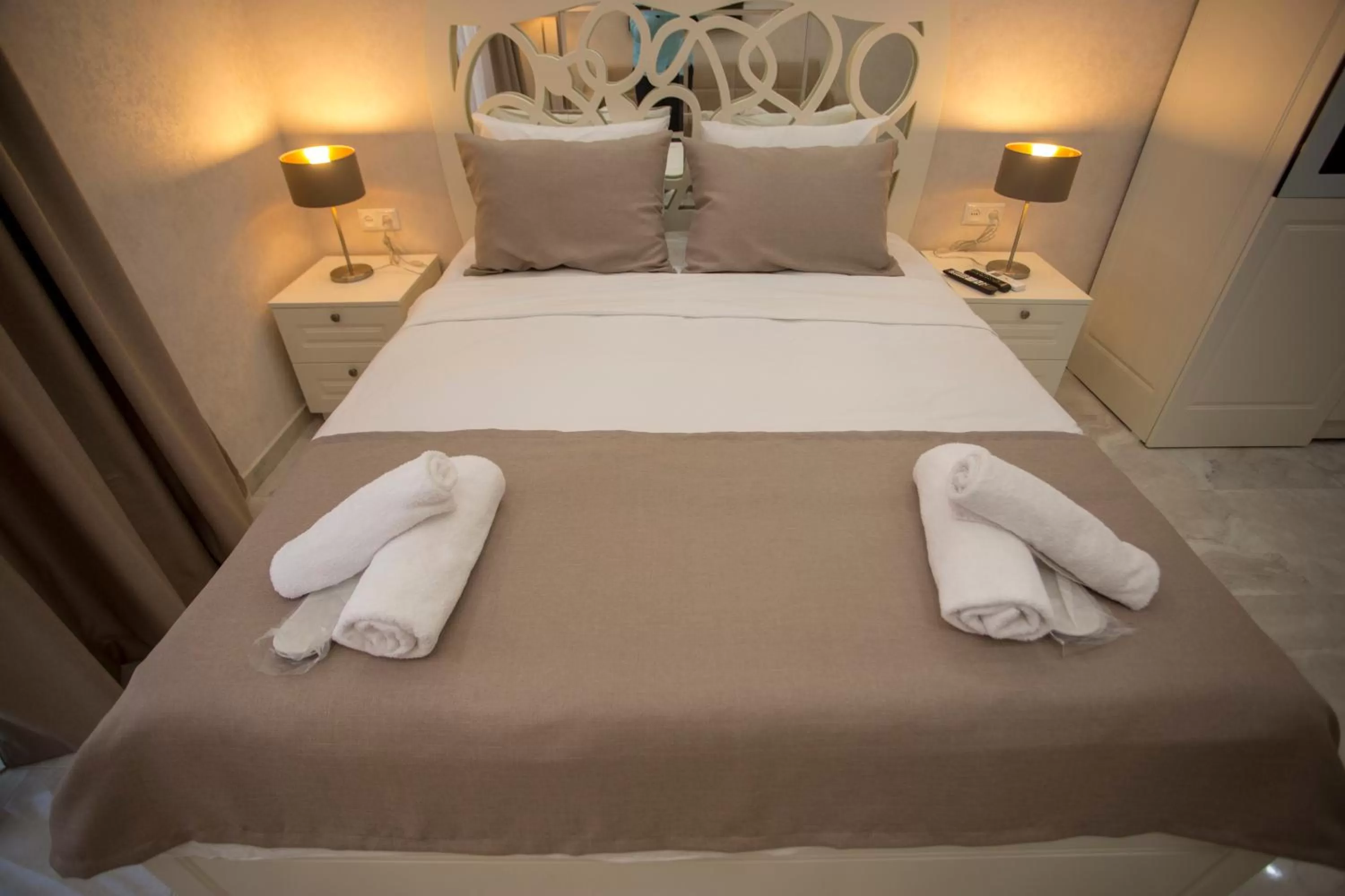 Bed in Blue Star Batumi