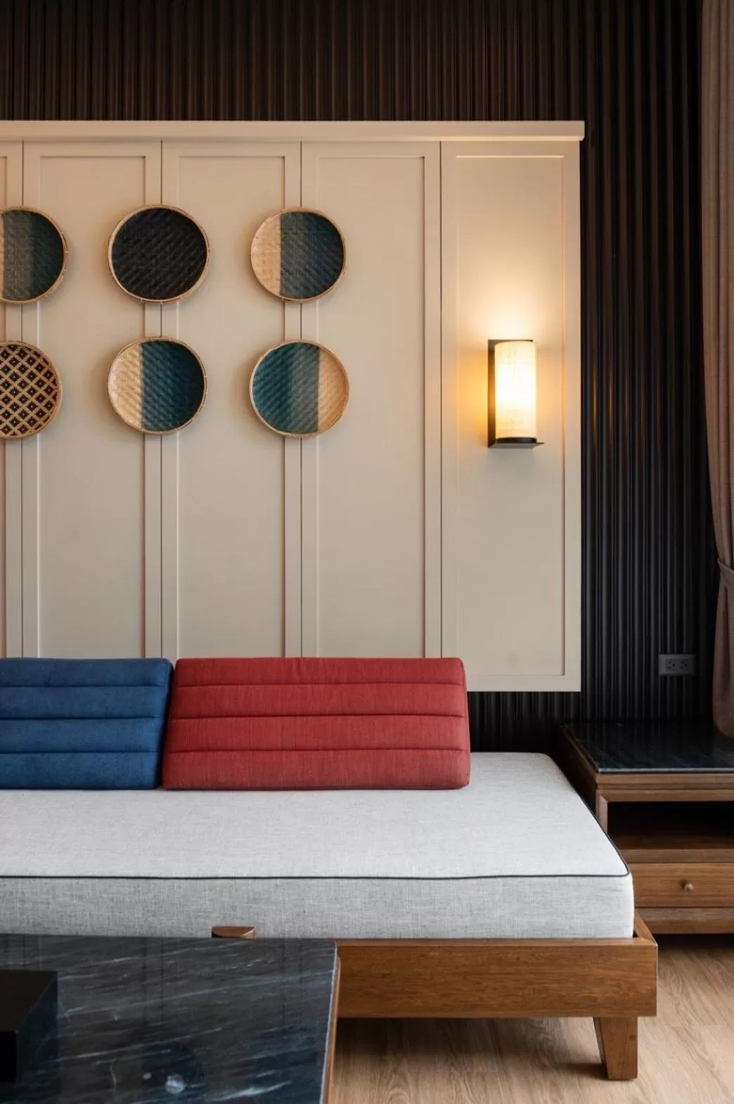 Seating area, Bed in Ban Saithong Beach Resort