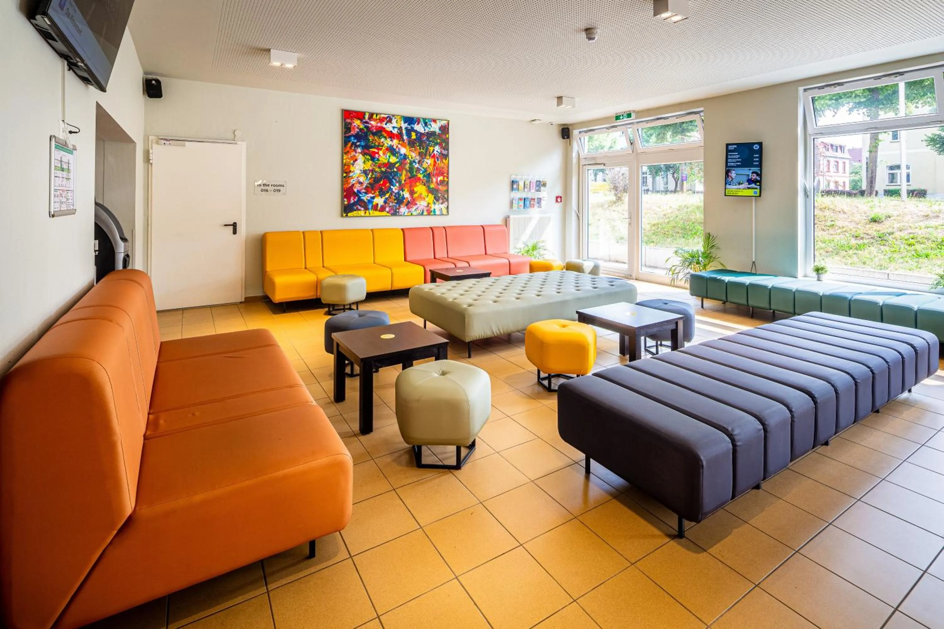 Lobby or reception in a&o Weimar