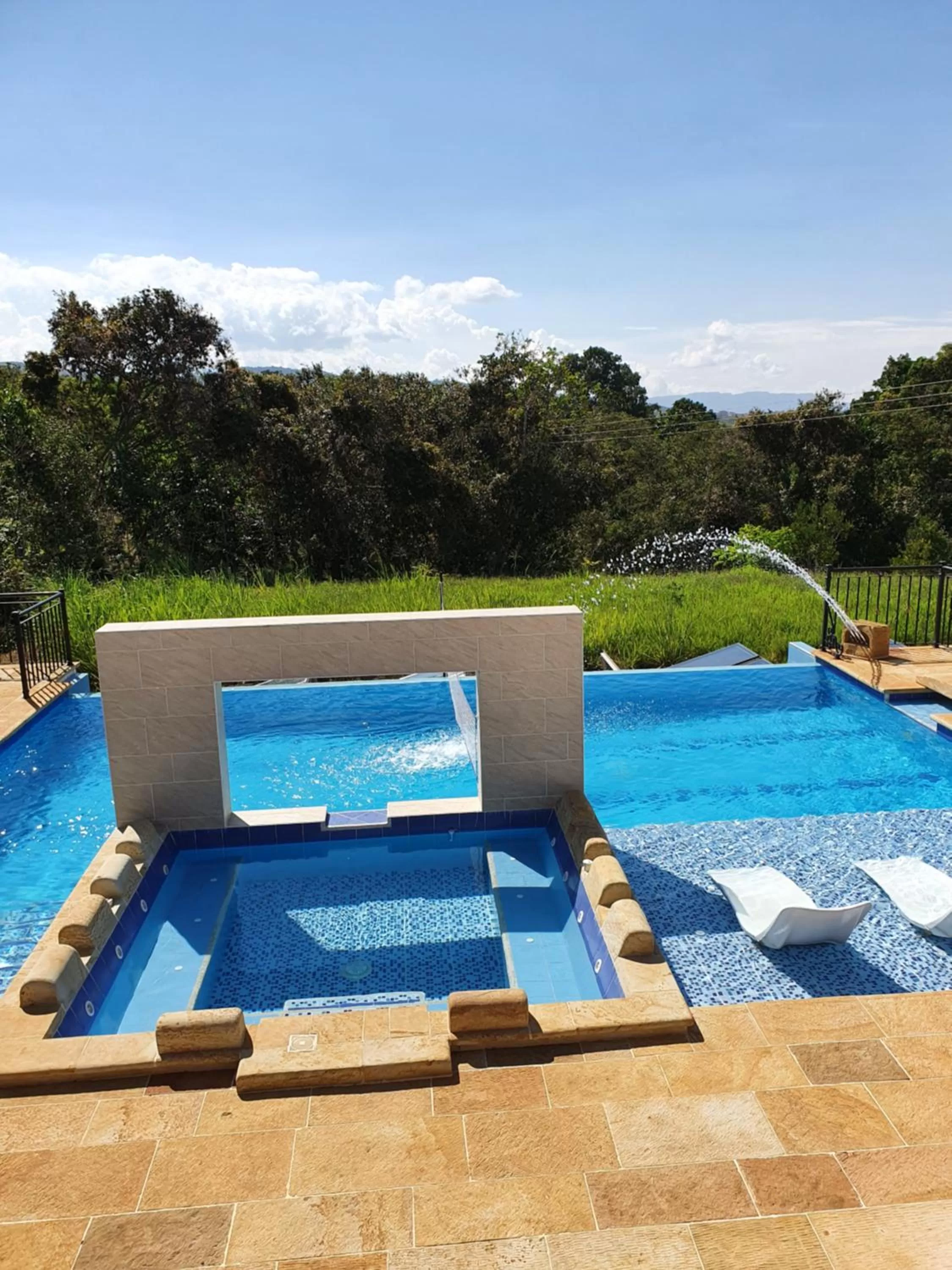 Pool view, Swimming Pool in Hotel Campestre Ataraxia Barichara