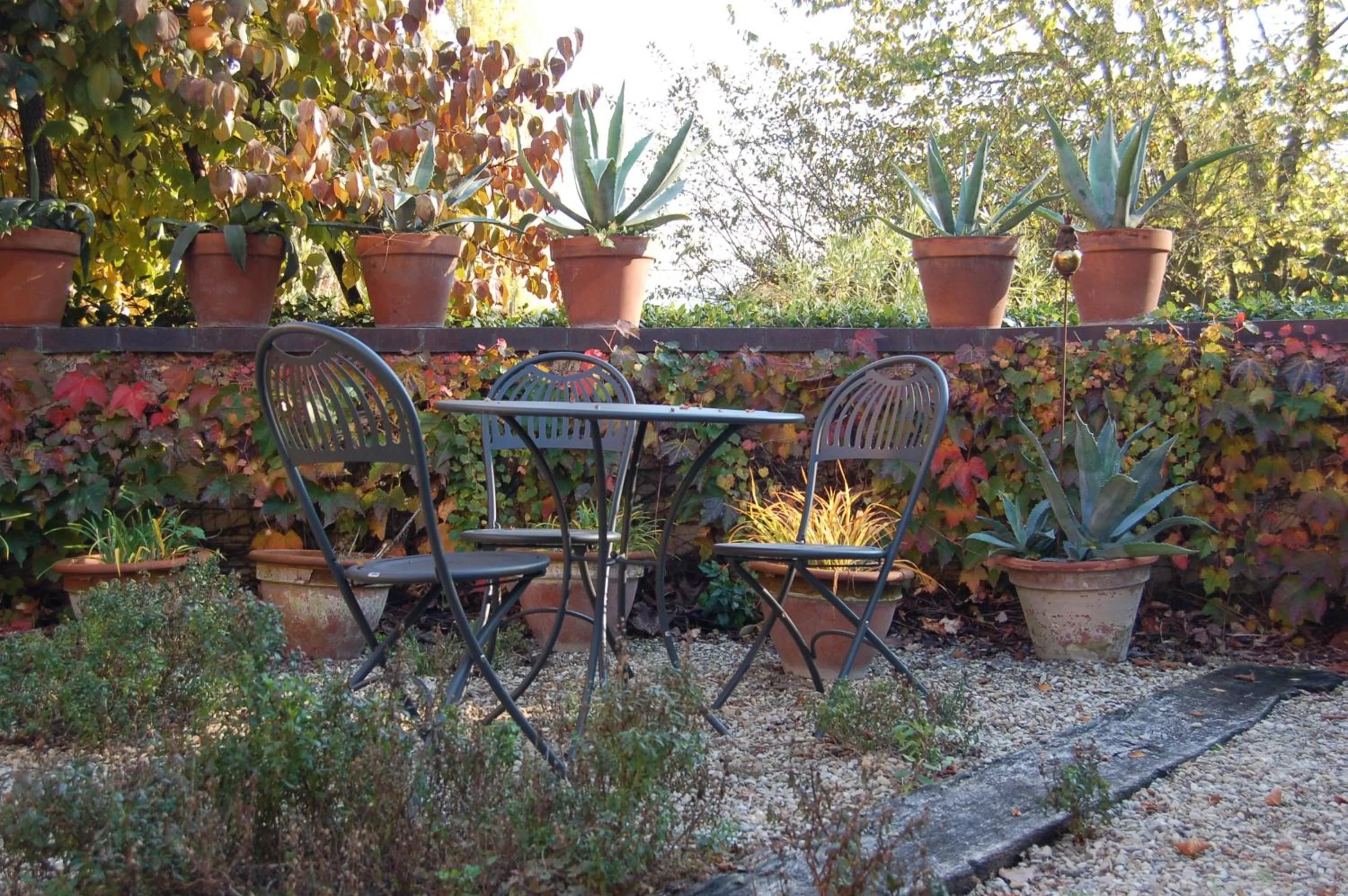 Garden view in Quattrocolli B&B