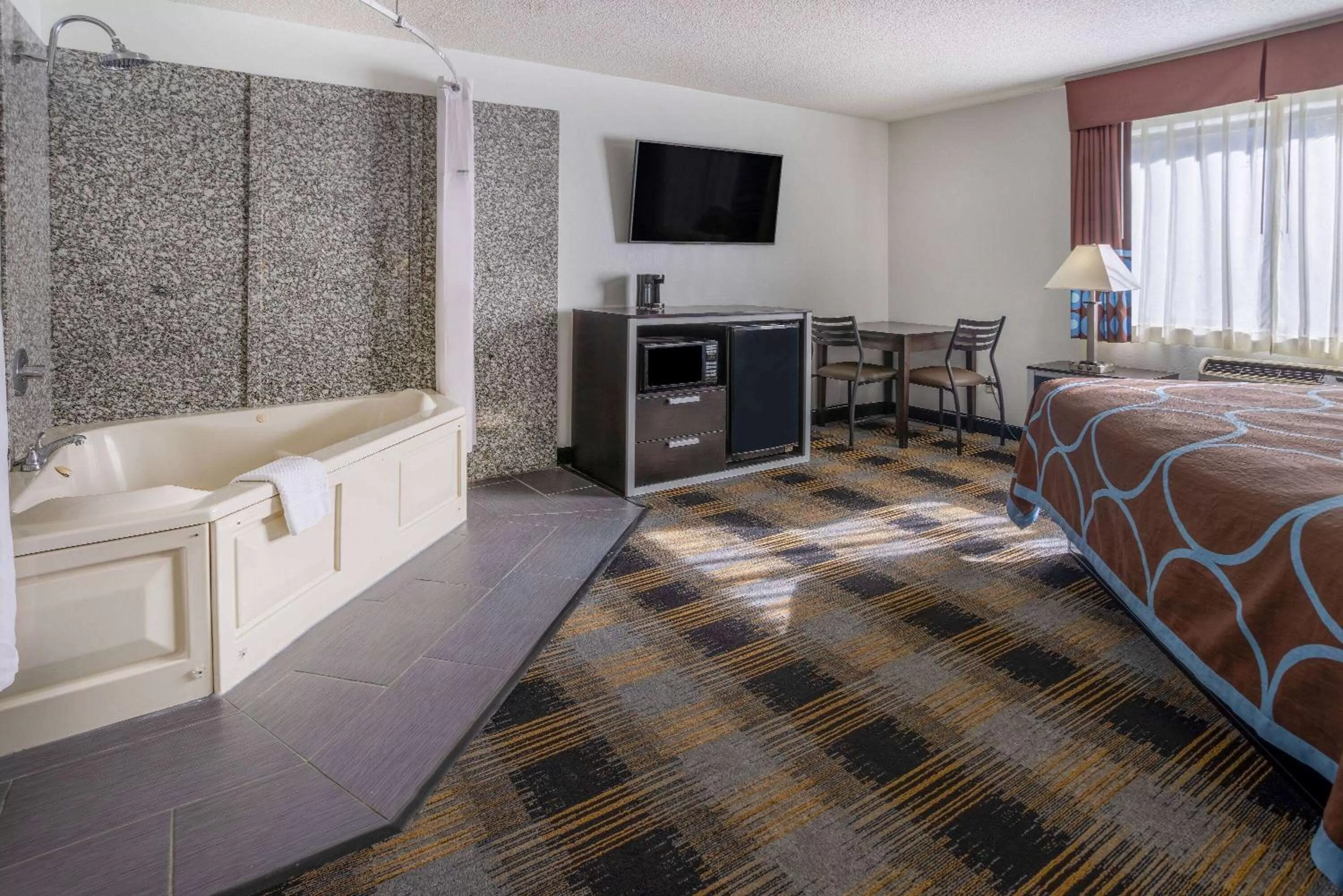 Bed in Super 8 by Wyndham Villa Rica