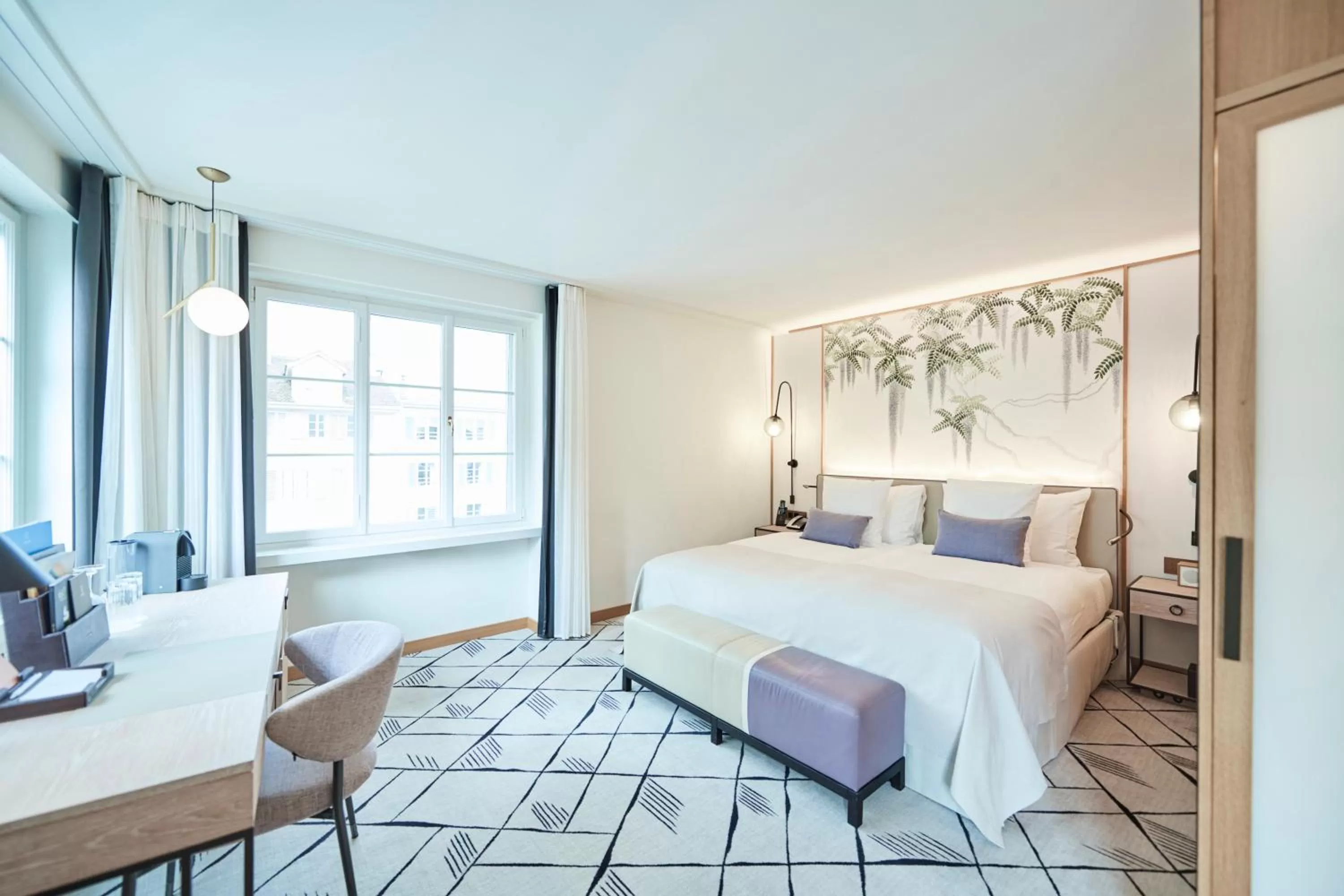 Photo of the whole room, Bed in Storchen Zürich - Lifestyle Boutique Hotel