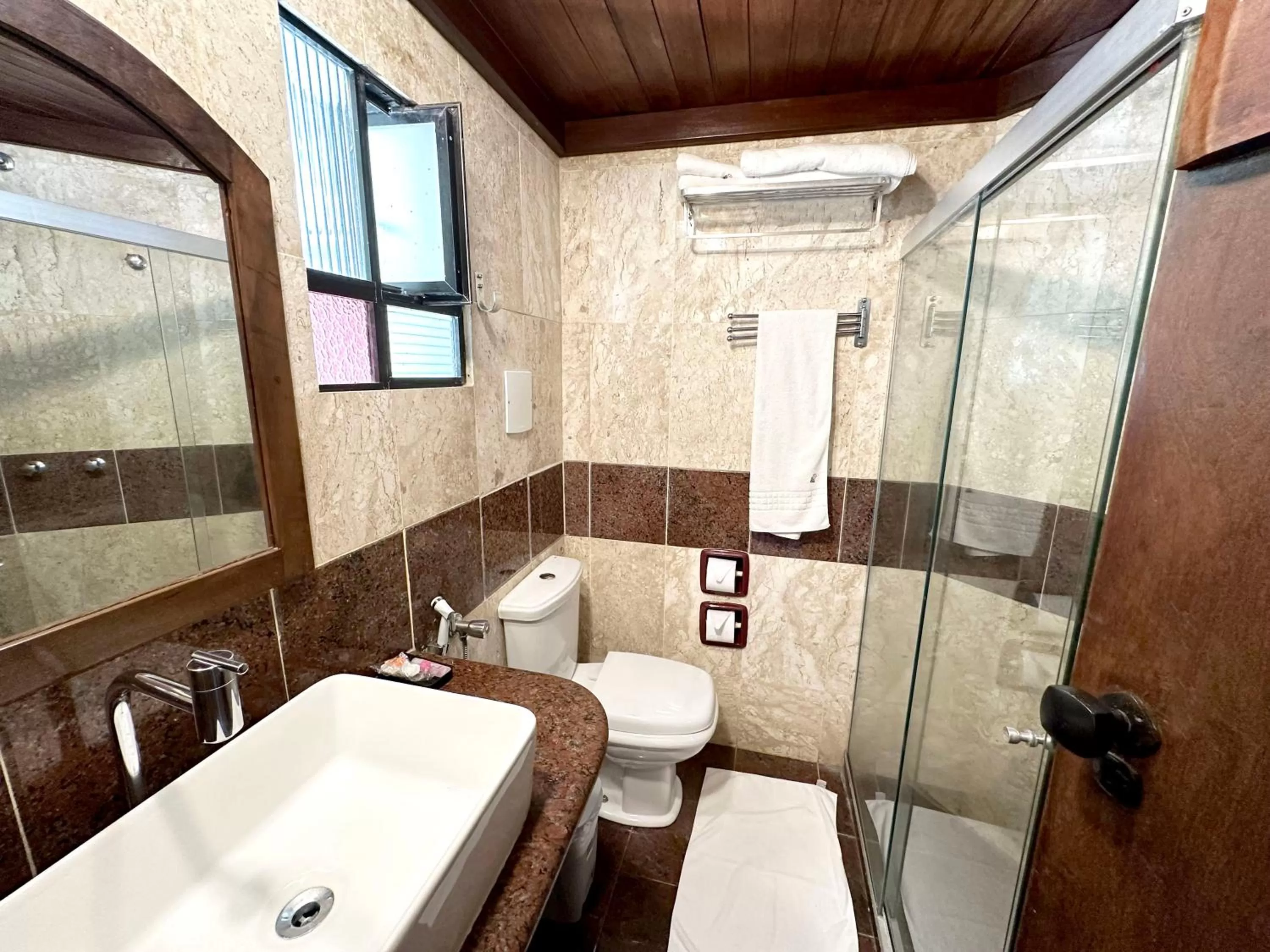 Shower in Hotel Catharina Paraguaçu