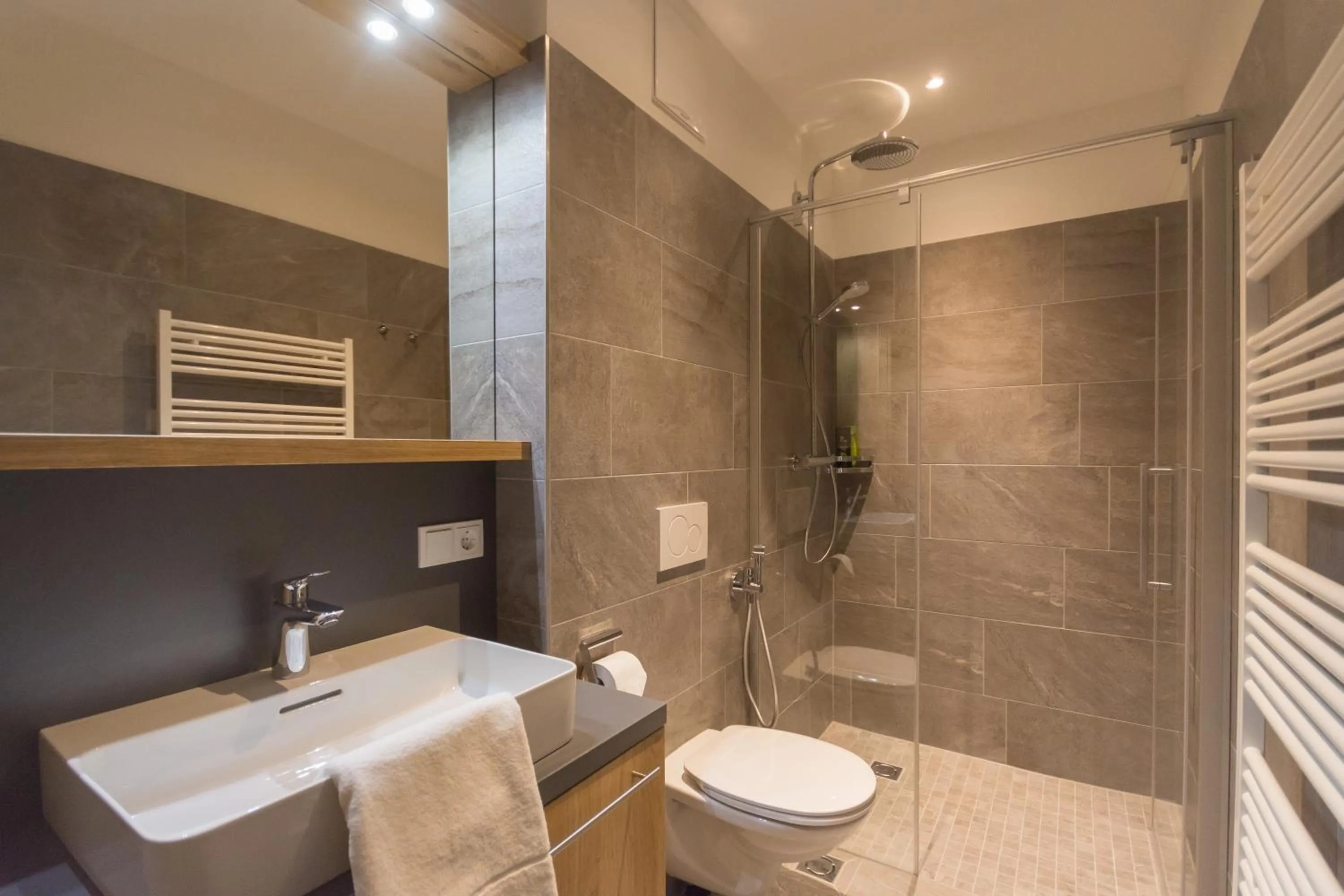 Shower, Bathroom in Schönblick Residence - Absolut Alpine Apartments