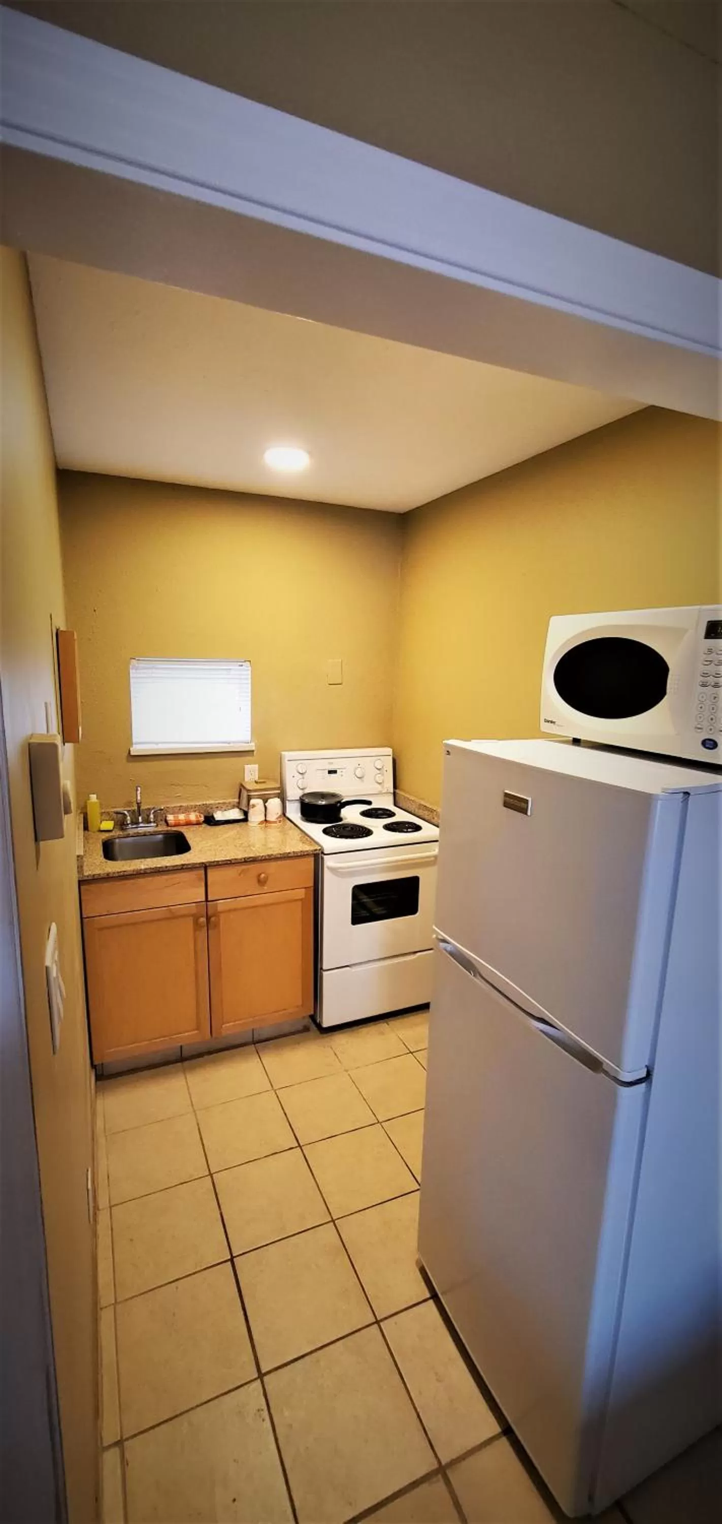 Kitchen or kitchenette in Econo Lodge Inn & Suites