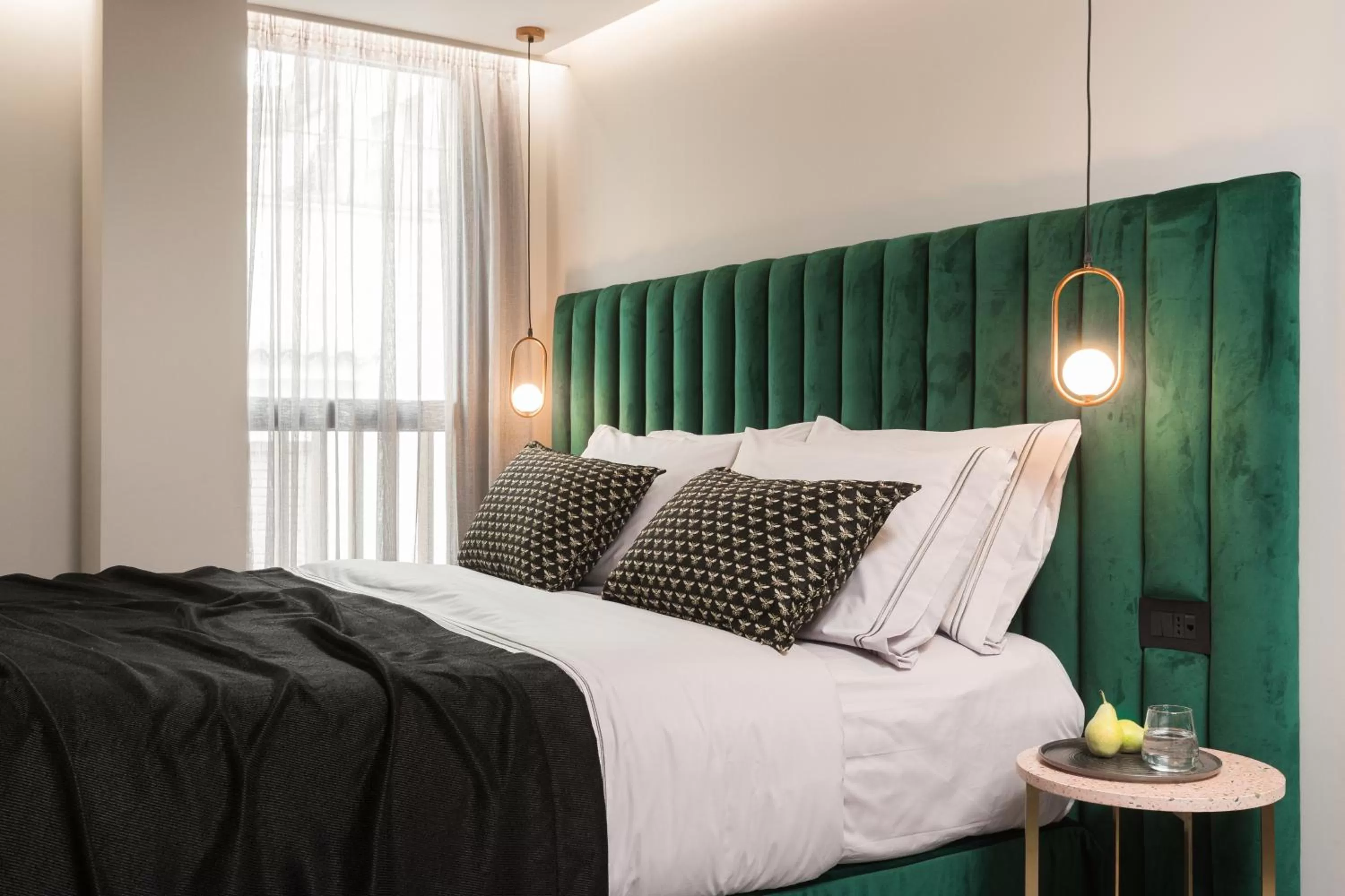 Bed in 11 Enteka Acropolis Suites