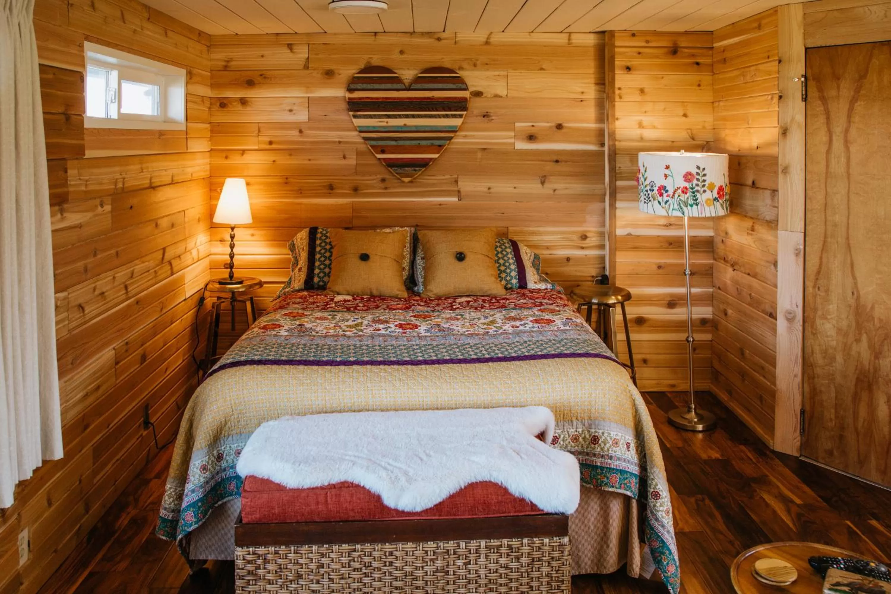 Bed in Dungeness Bay Cottages