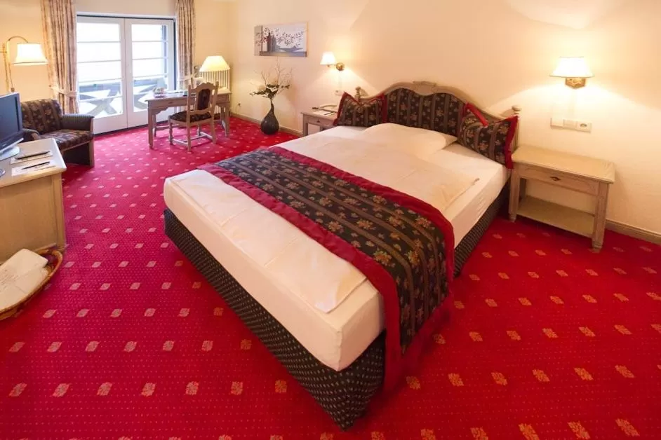 Bed in Hotel Aselager Mühle