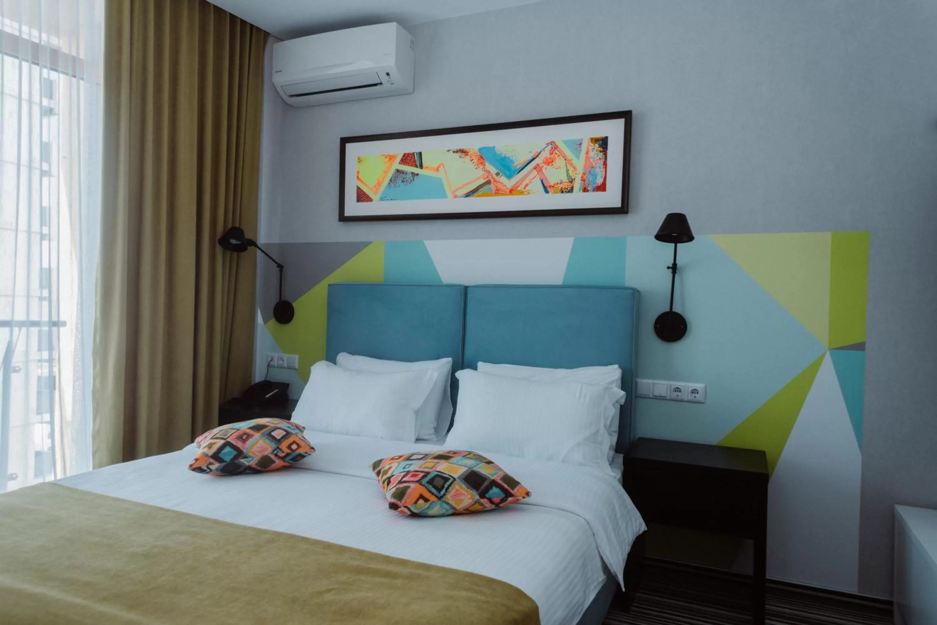 Decorative detail, Bed in Aparthotel Tangerine