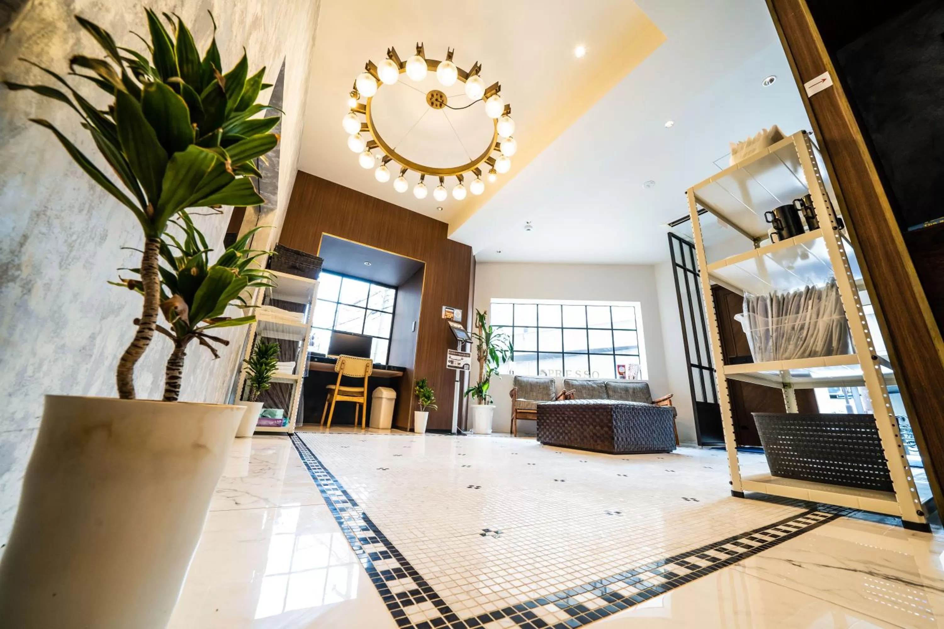 Lobby or reception in Hotel S-Presso Namba